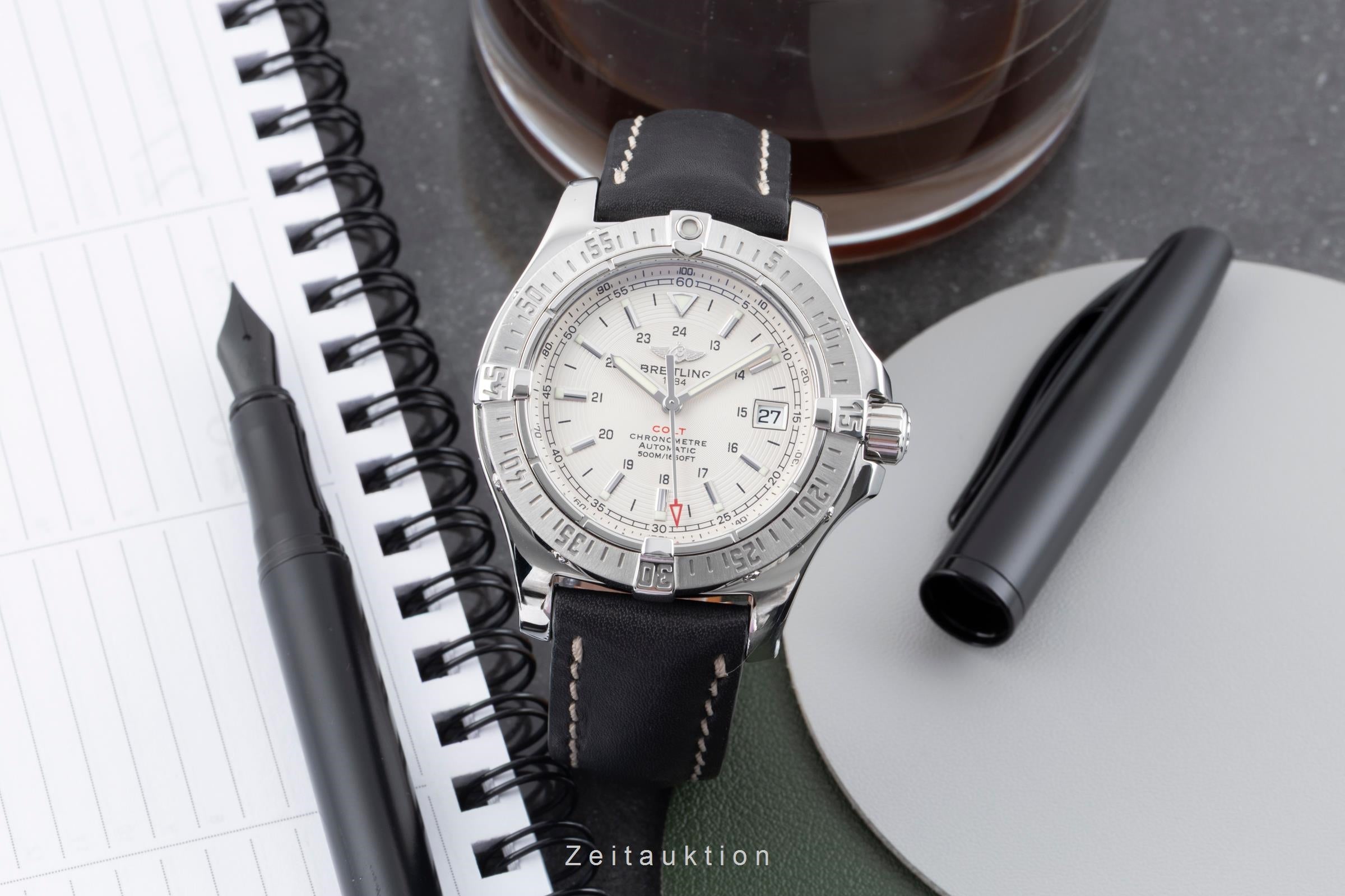 Breitling Colt acero automático reloj para caballeros A17380  [2604408]