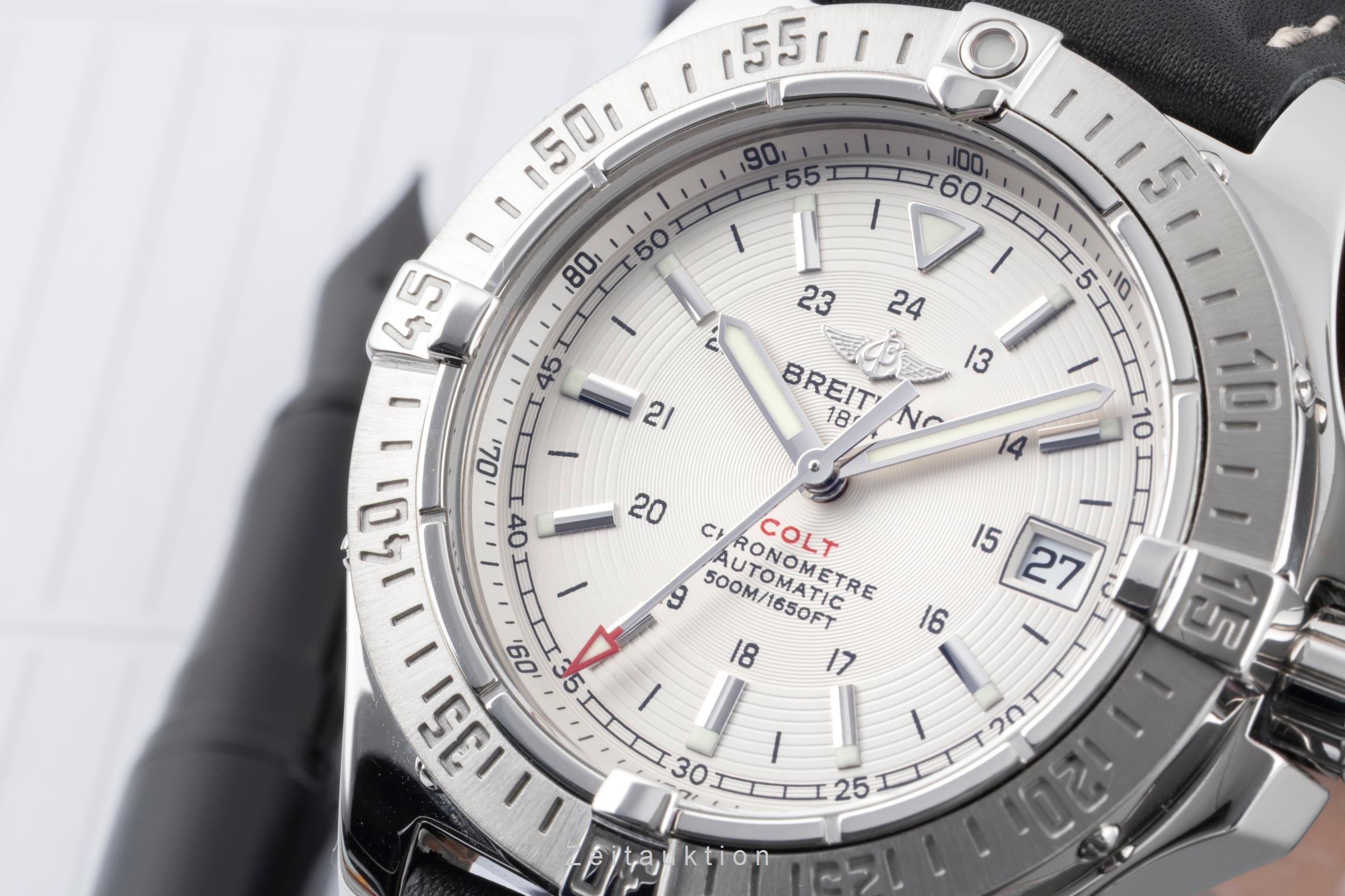 Breitling Colt acero automático reloj para caballeros A17380  [2604408]