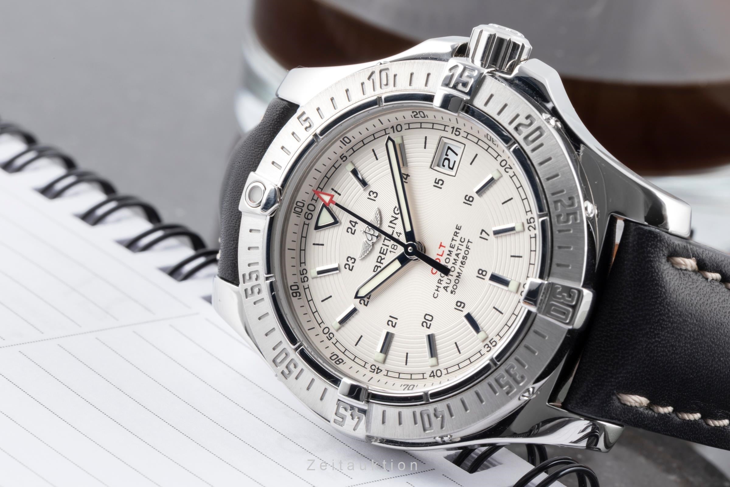 Breitling Colt acero automático reloj para caballeros A17380  [2604408]