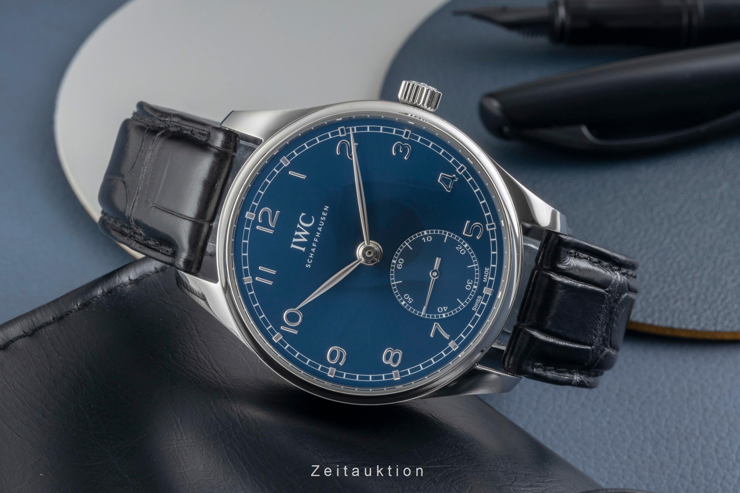 IWC Portugieser acier automatique montre pour hommes IW358305 LP: 7700EUR  [2604410]
