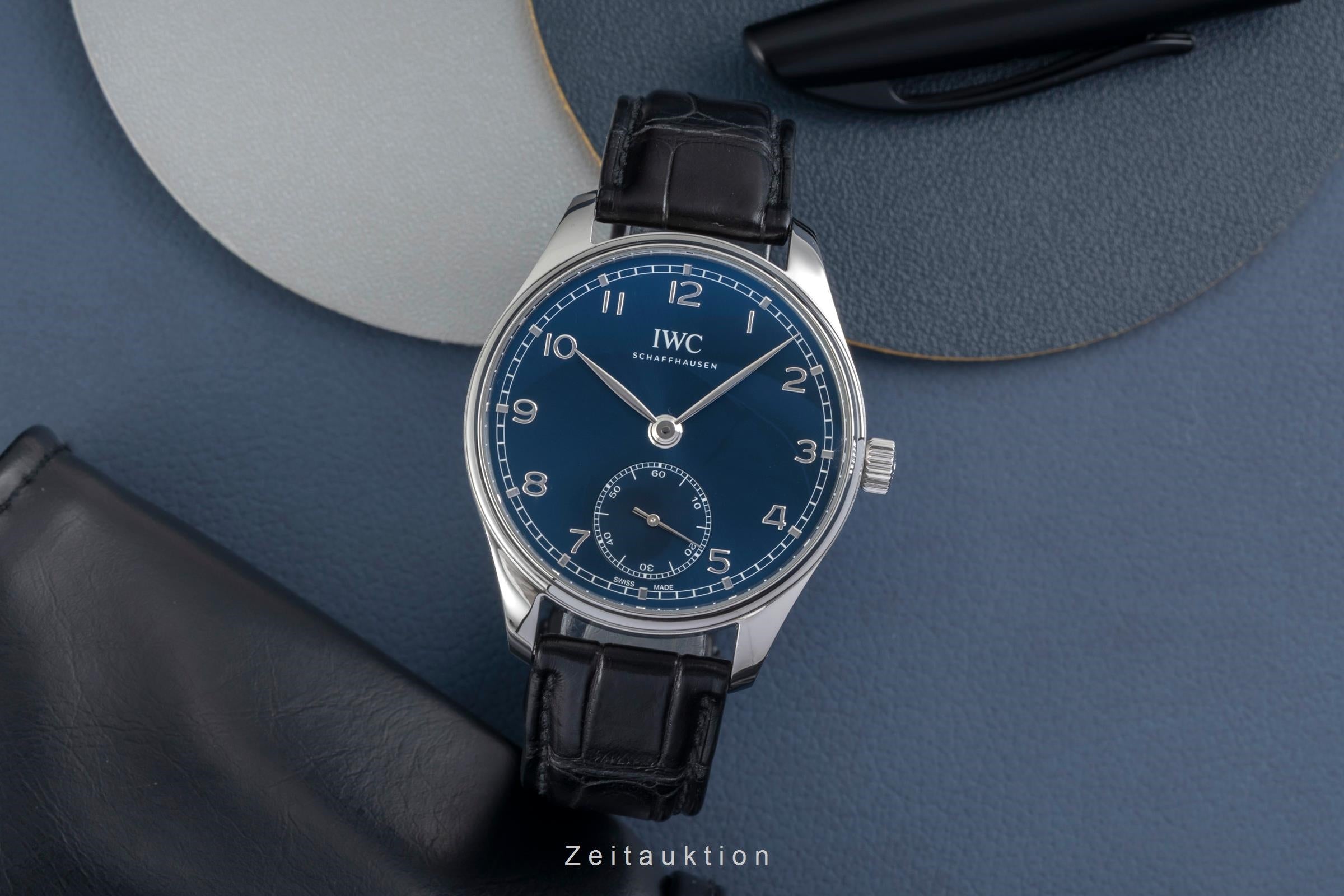 IWC Portugieser acier automatique montre pour hommes IW358305 LP: 7700EUR  [2604410]