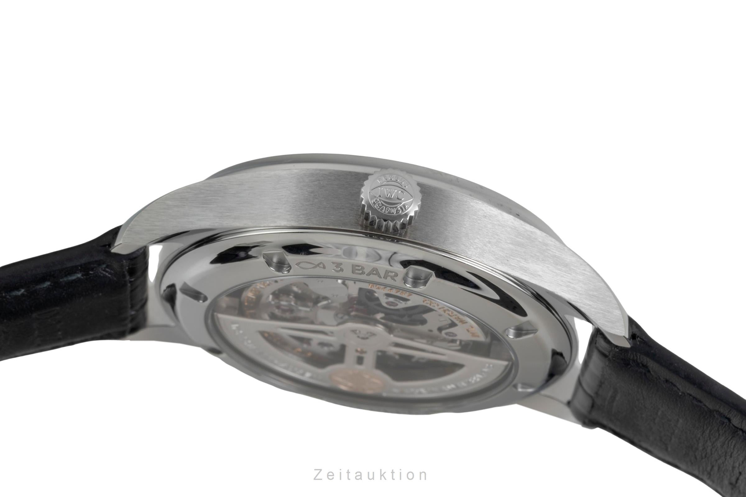 IWC Portugieser acier automatique montre pour hommes IW358305 LP: 7700EUR  [2604410]
