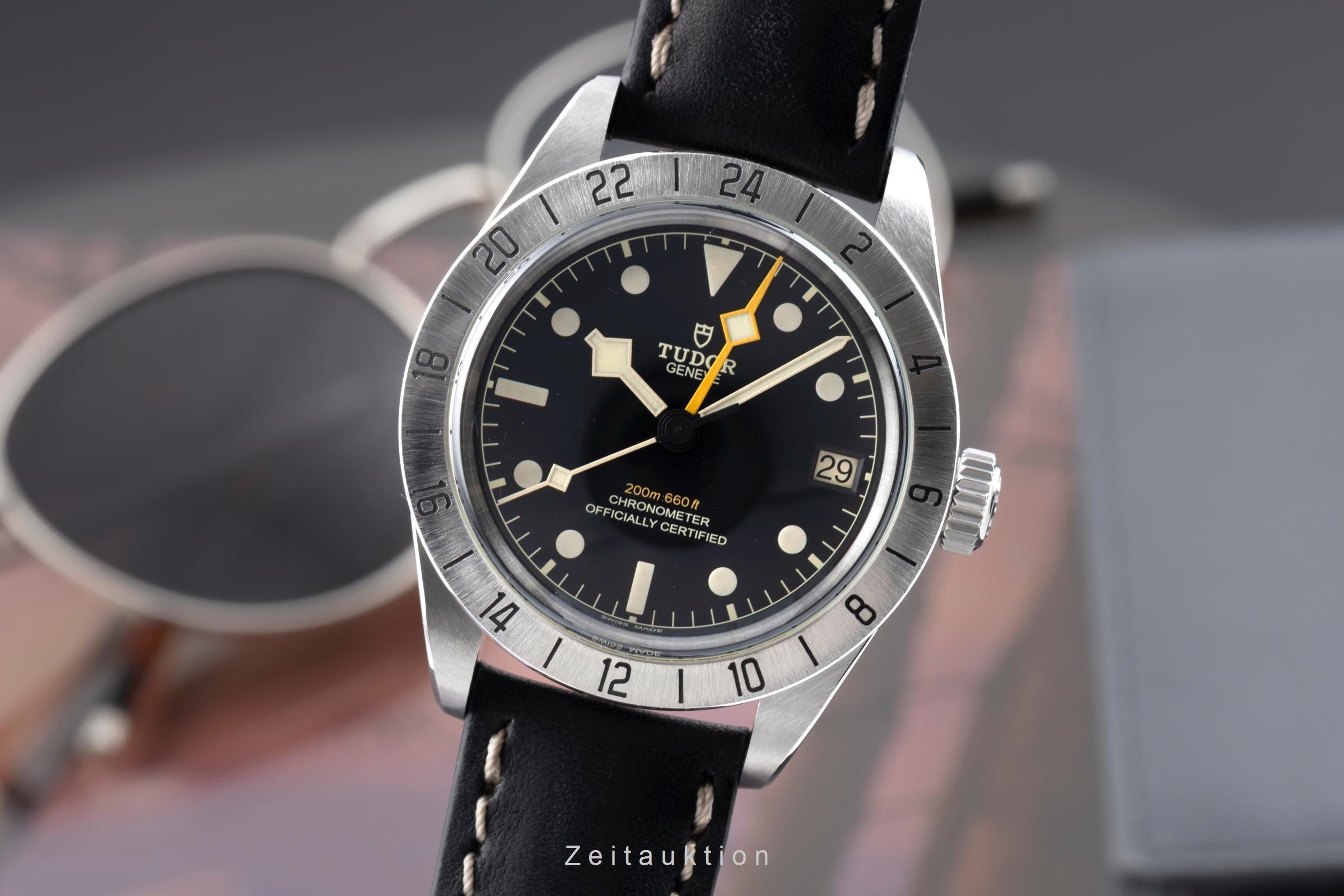 Tudor Black Bay acero automático reloj para caballeros M79470-0003 LP: 4280EUR  [2604411]