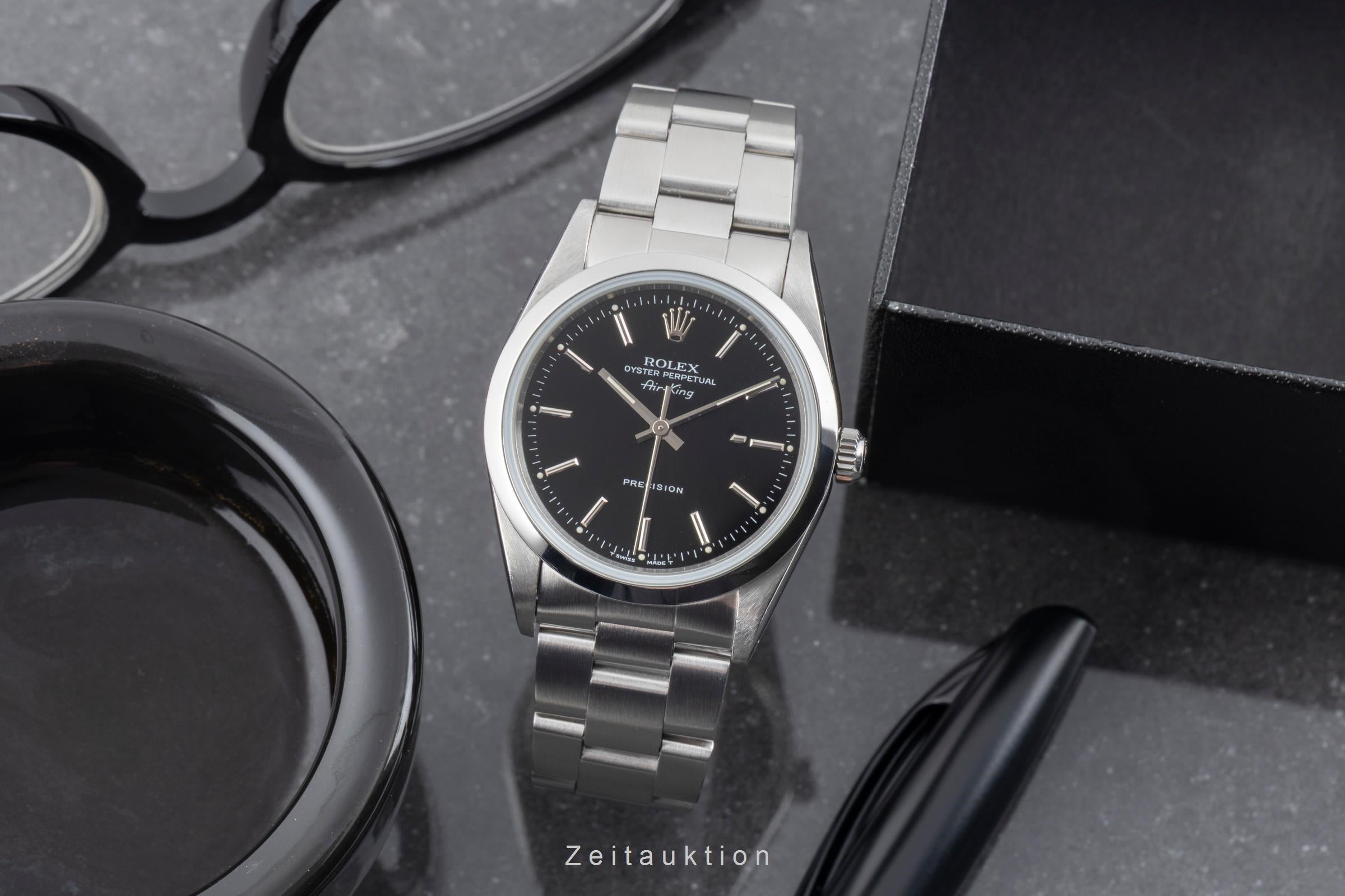 Rolex Air King acero automático reloj para caballeros 14000  [2604412]