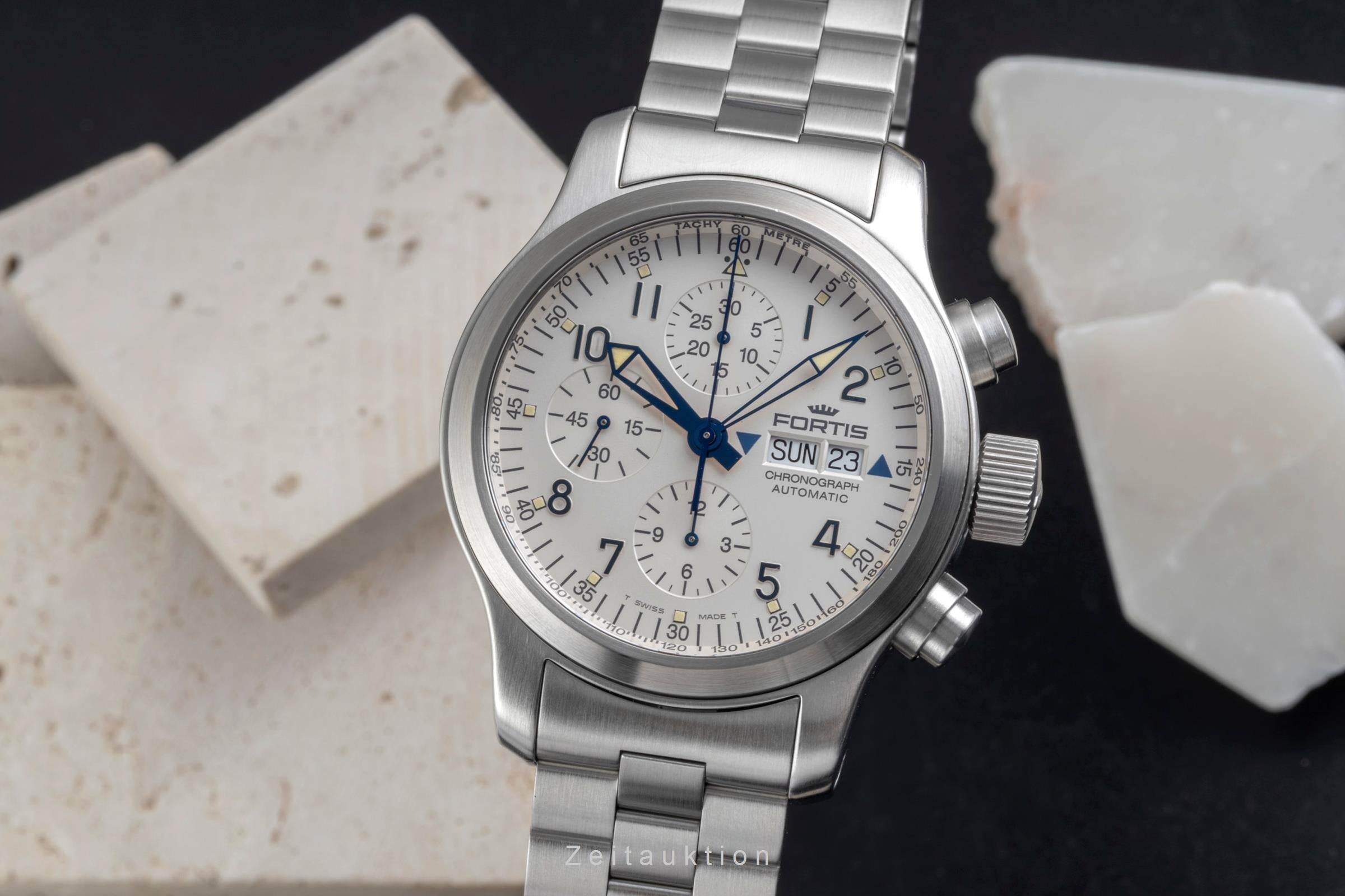 Fortis B-42 chronographe acier automatique montre pour hommes 635.10.141.1  635.10.12  [2604415]