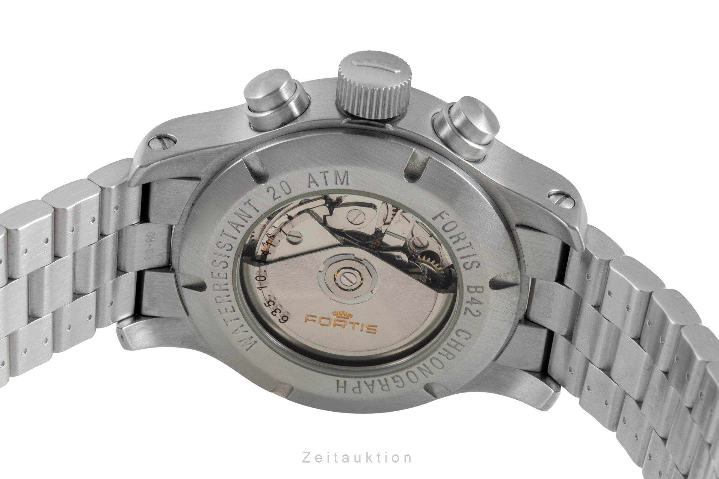 Fortis B-42 Chronograph Stahl Automatik Herrenuhr Ref. 635.10.141.1  635.10.12  [2604415]
