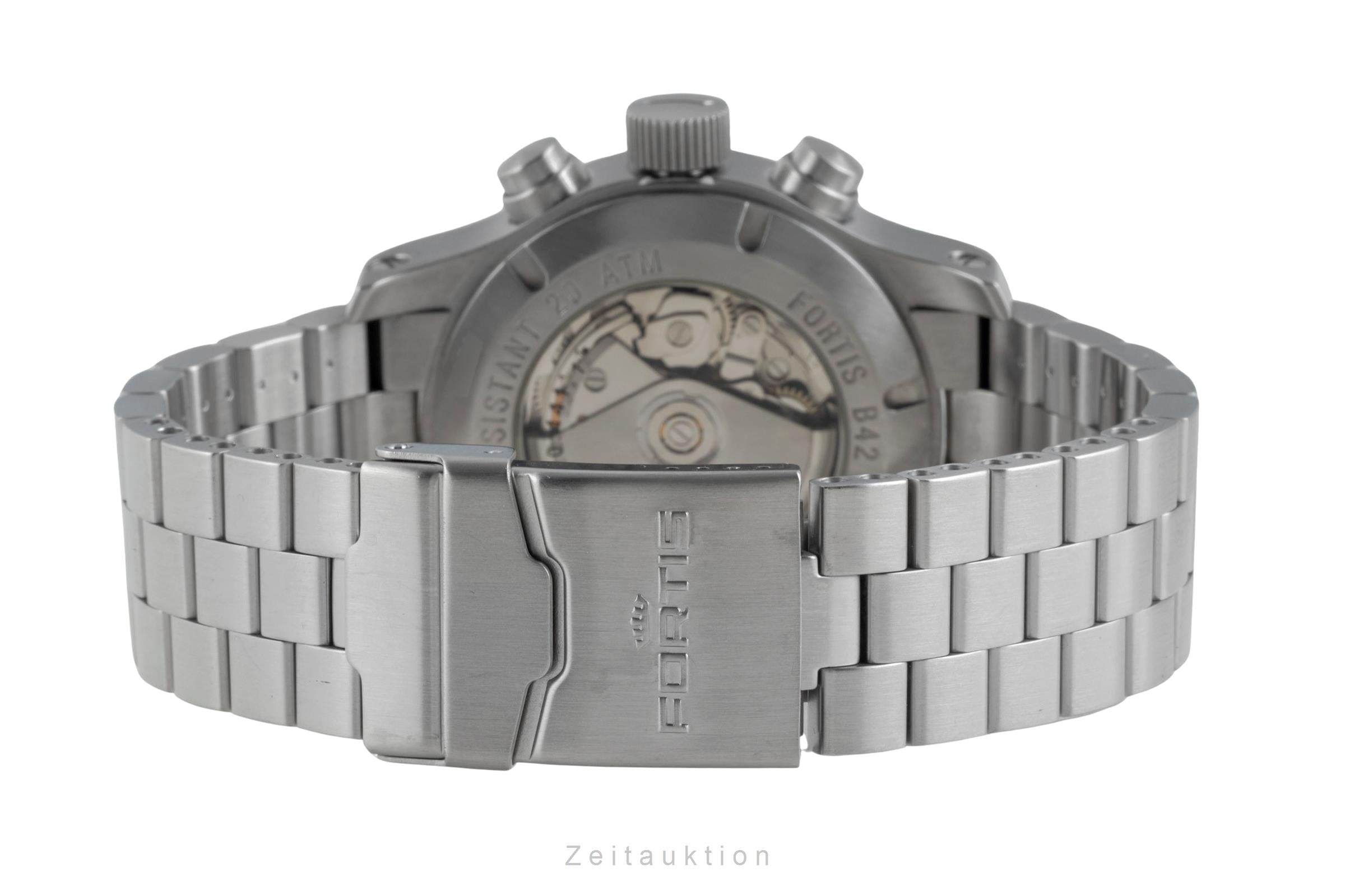 Fortis B-42 Chronograph Stahl Automatik Herrenuhr Ref. 635.10.141.1  635.10.12  [2604415]
