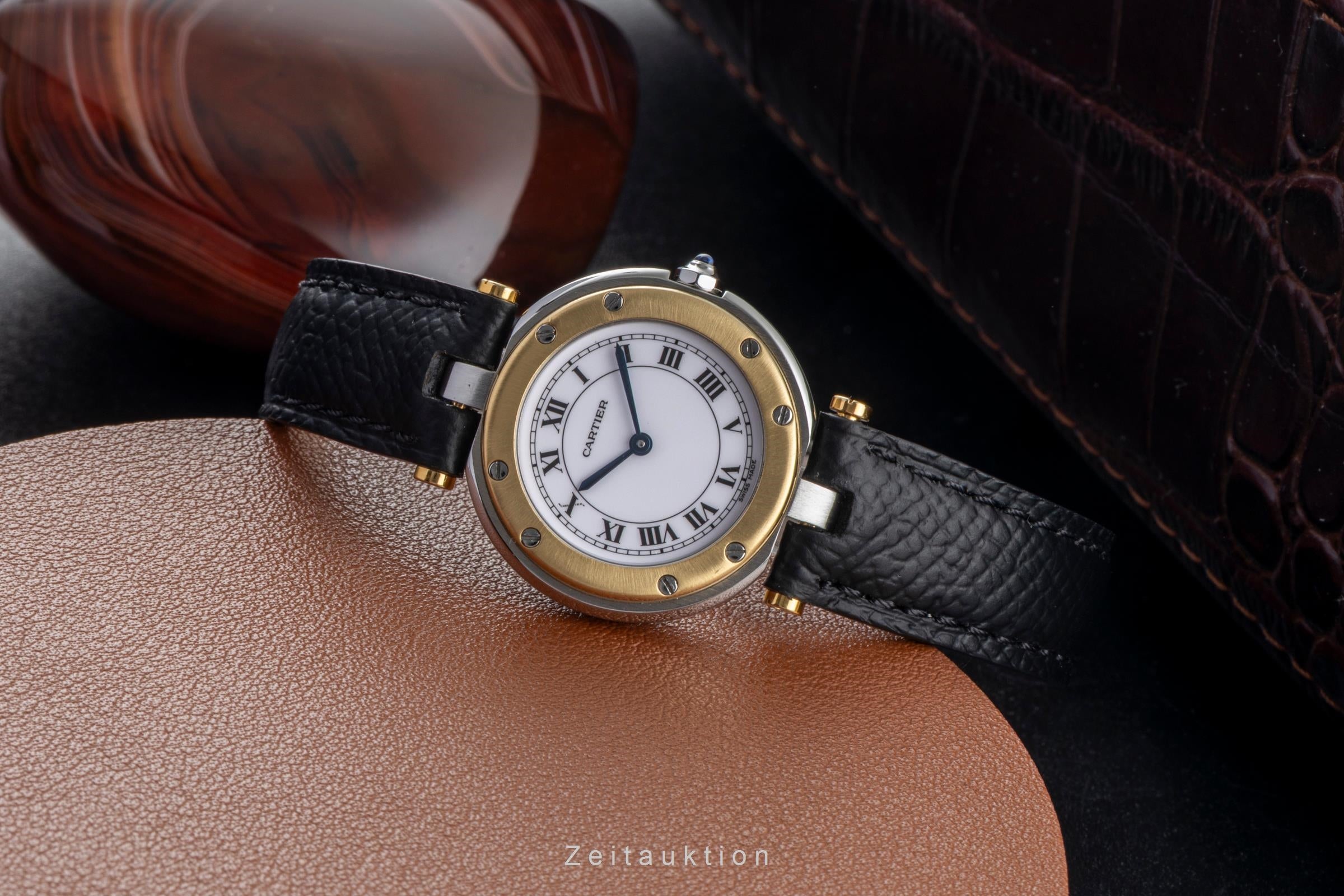 Cartier Santos Ronde Vendome Lady Stahl / Gold White Dial Damen Ref. 8191 [2604416]