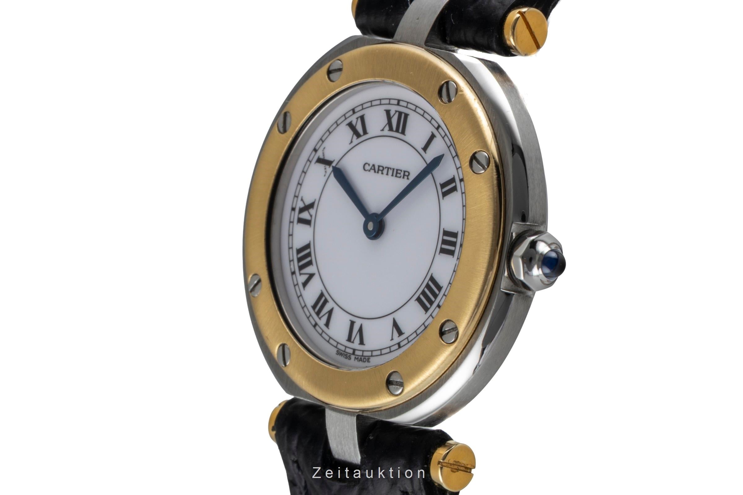Cartier Santos Ronde Vendome Lady Stahl / Gold White Dial Damen Ref. 8191 [2604416]
