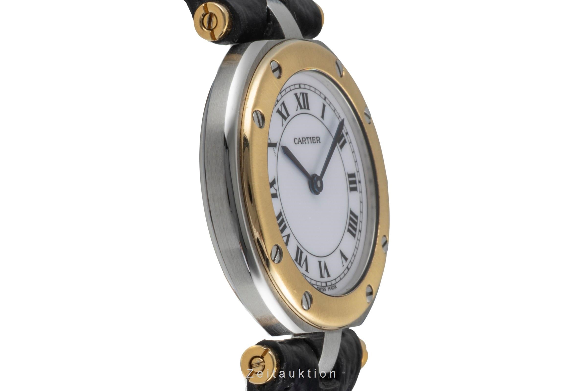Cartier Santos Ronde Vendome Lady Stahl / Gold White Dial Damen Ref. 8191 [2604416]
