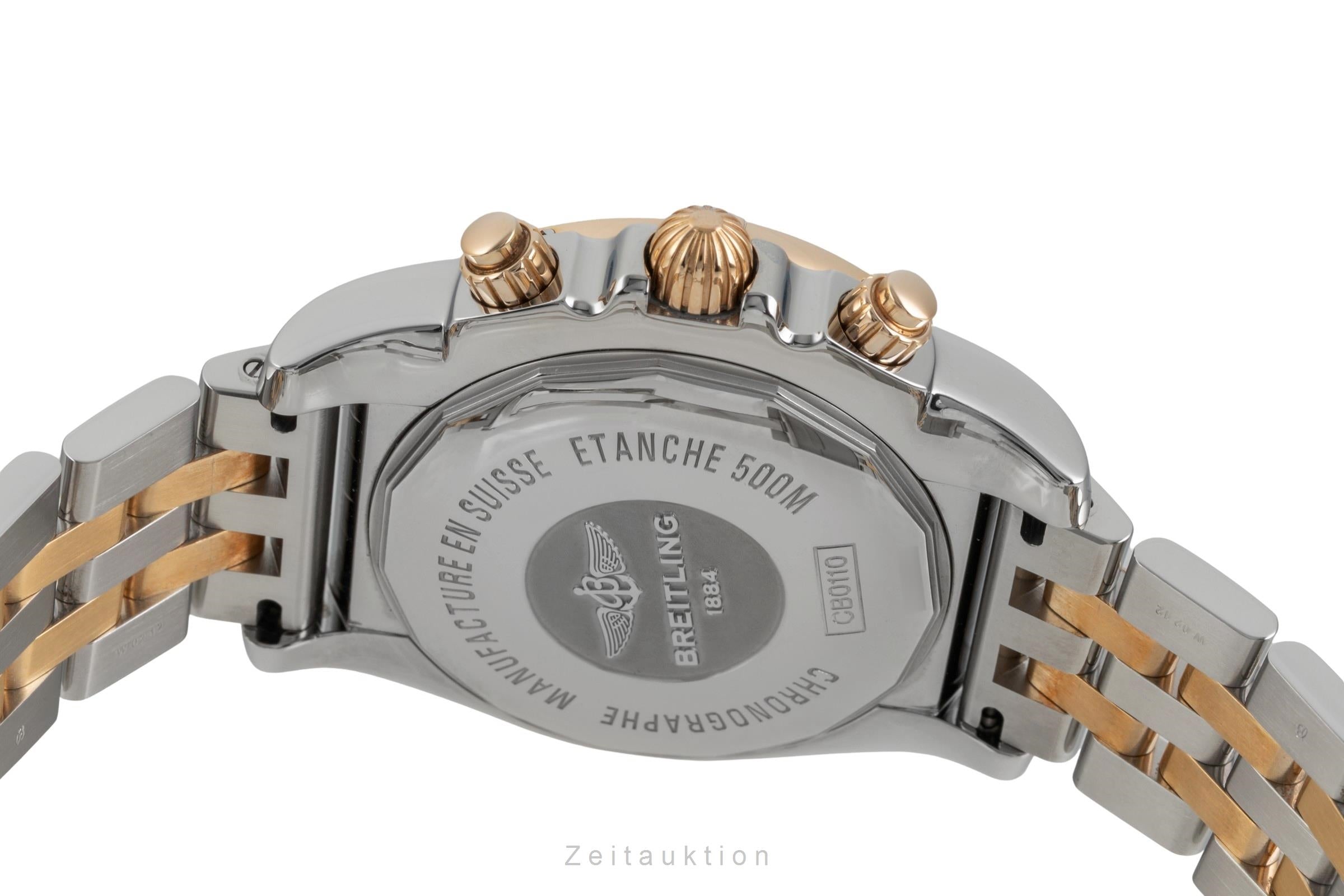 Breitling Chronomat 44 chronographe acier / or  automatique montre pour hommes CB011012/B957  [2604424]
