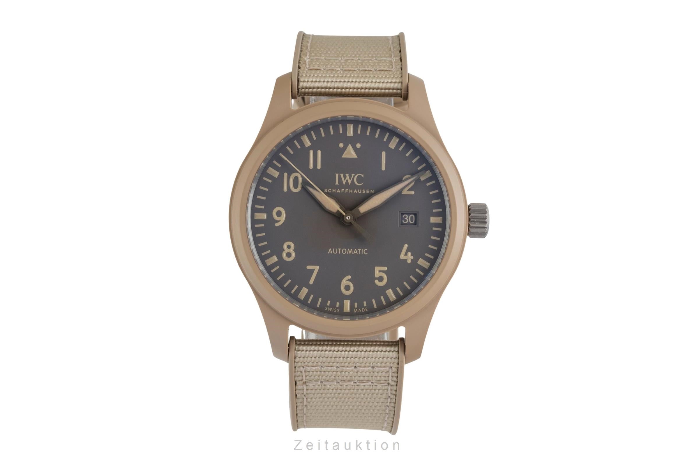 IWC Pilot ceramica / titanio automatismo orologio da uomo IW328106 LP: 9000EUR  [2604425]