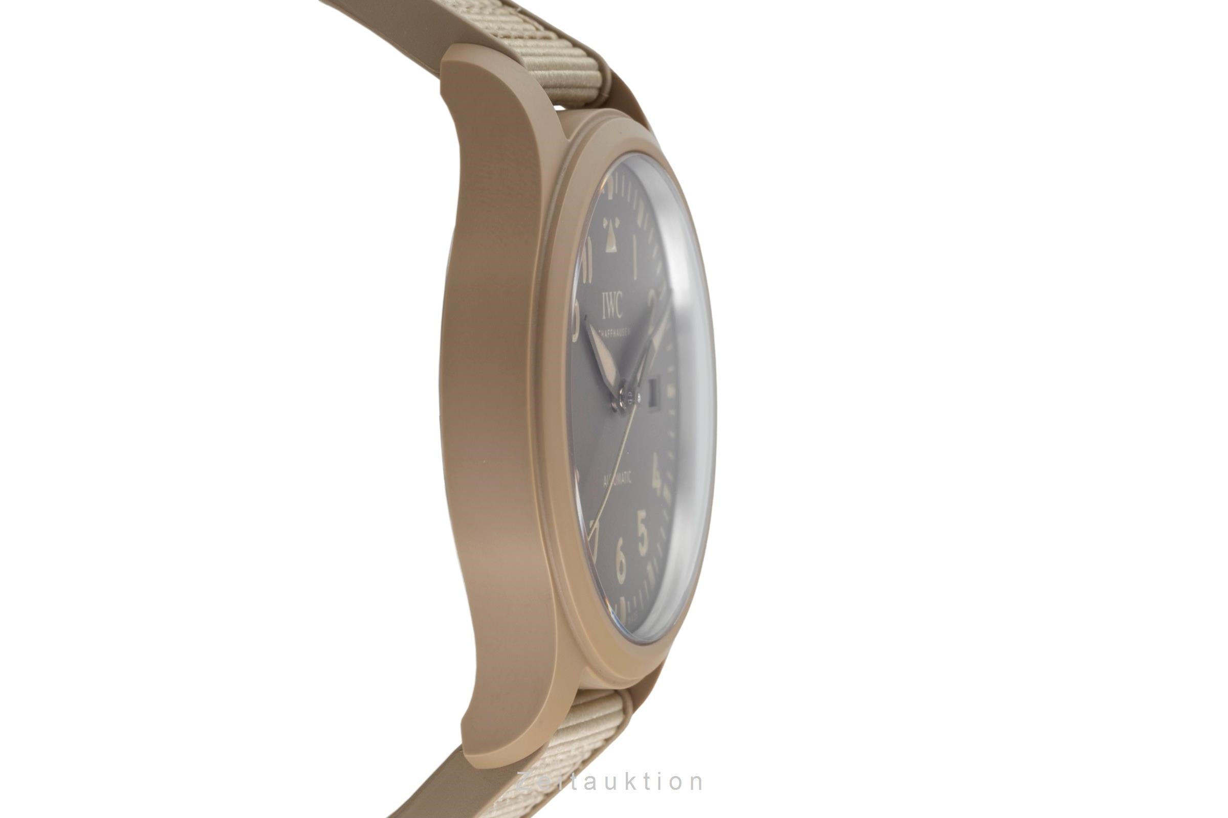IWC Pilot ceramica / titanio automatismo orologio da uomo IW328106 LP: 9000EUR  [2604425]