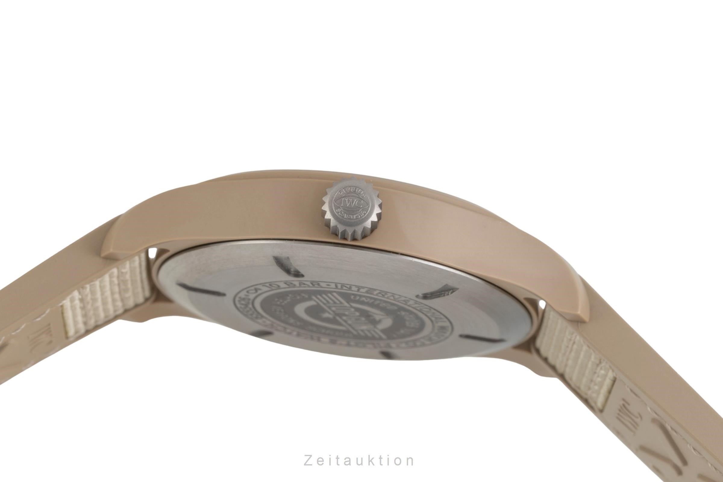 IWC Pilot ceramica / titanio automatismo orologio da uomo IW328106 LP: 9000EUR  [2604425]