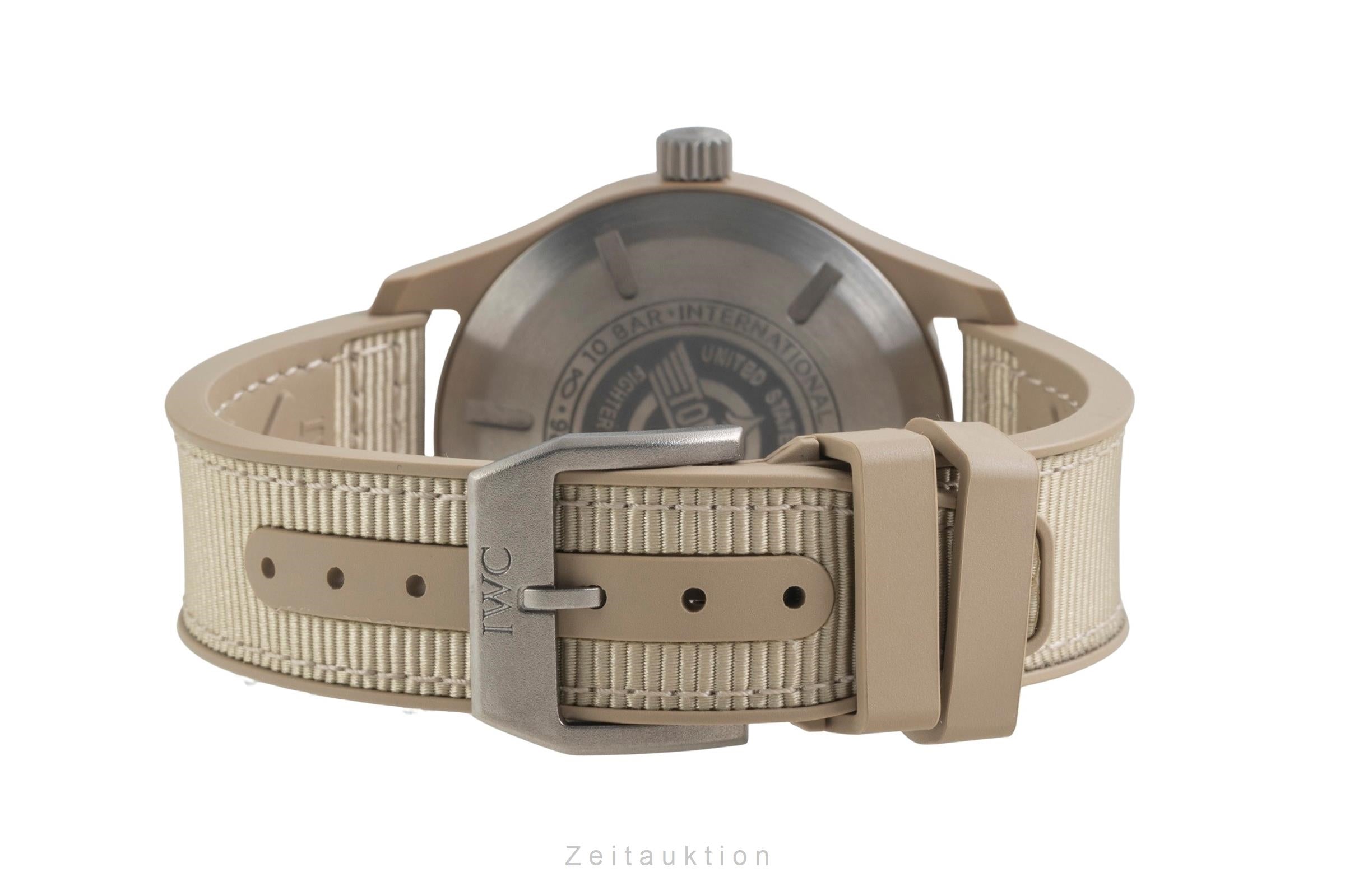 IWC Pilot ceramica / titanio automatismo orologio da uomo IW328106 LP: 9000EUR  [2604425]
