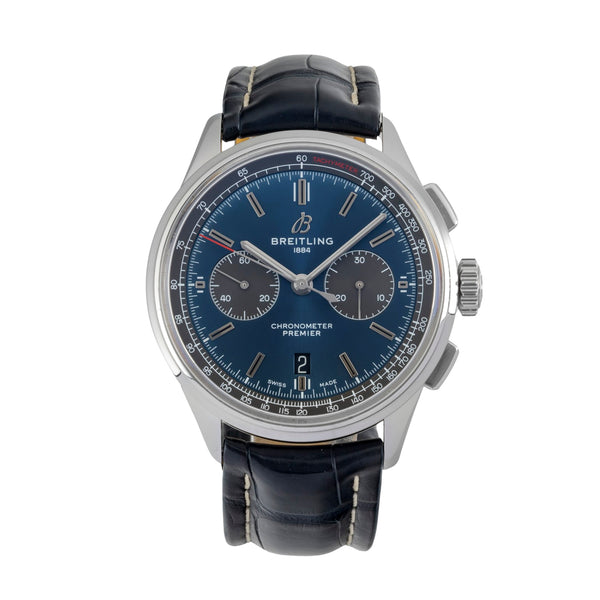 Breitling Premier chronograph steel automatic men's watch AB0118A61C1A1 LP: 9350EUR  [2604427]