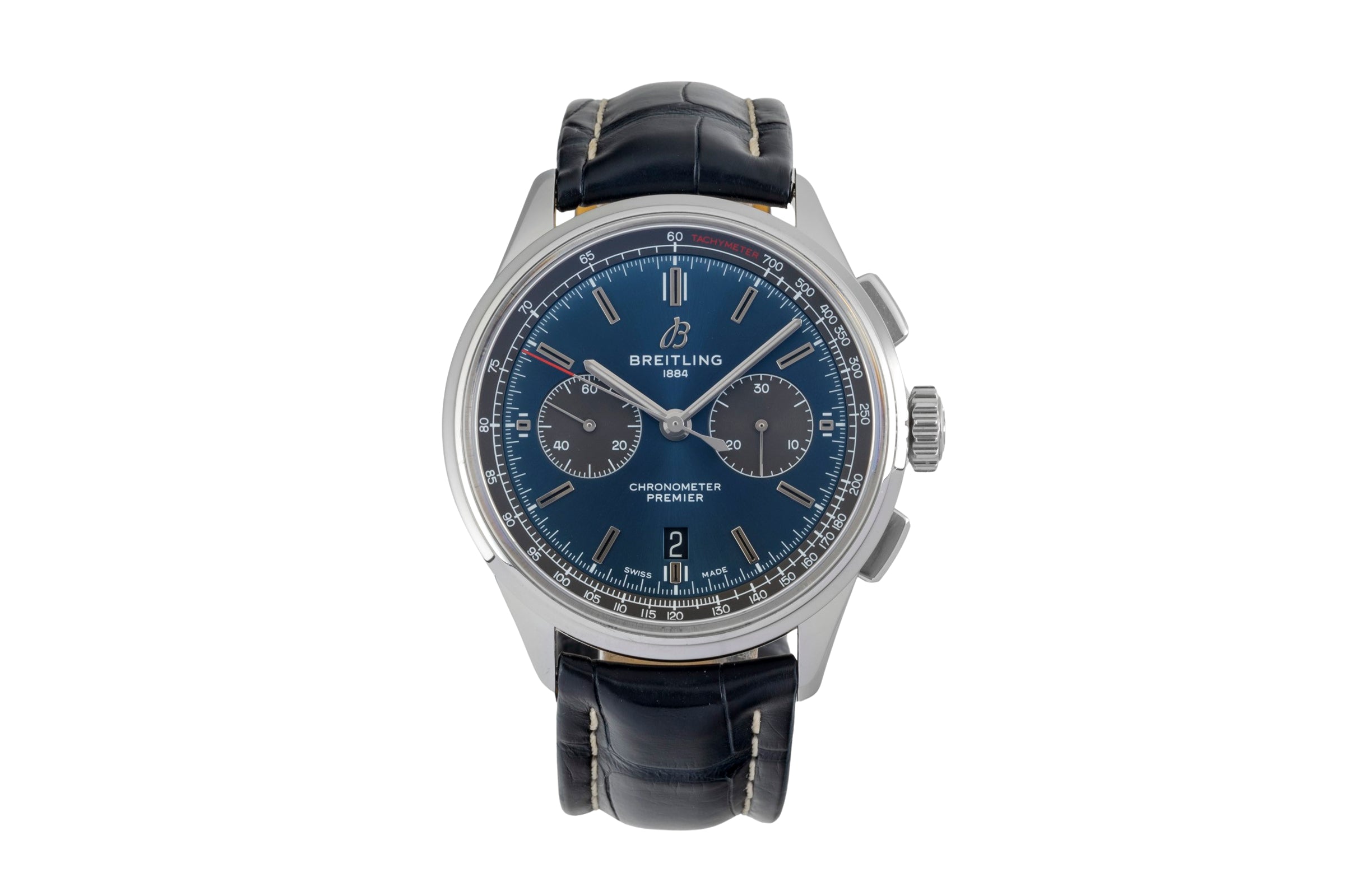 Breitling Premier chronograph steel automatic men's watch AB0118A61C1A1 LP: 9350EUR  [2604427]