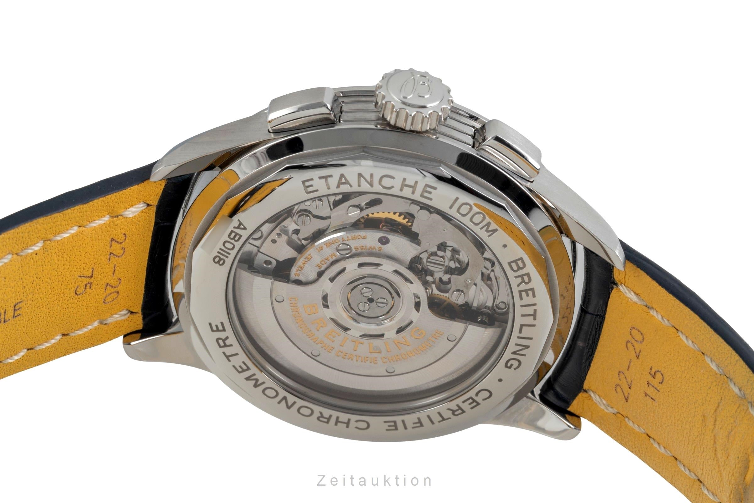 Breitling Premier chronograph steel automatic men's watch AB0118A61C1A1 LP: 9350EUR  [2604427]