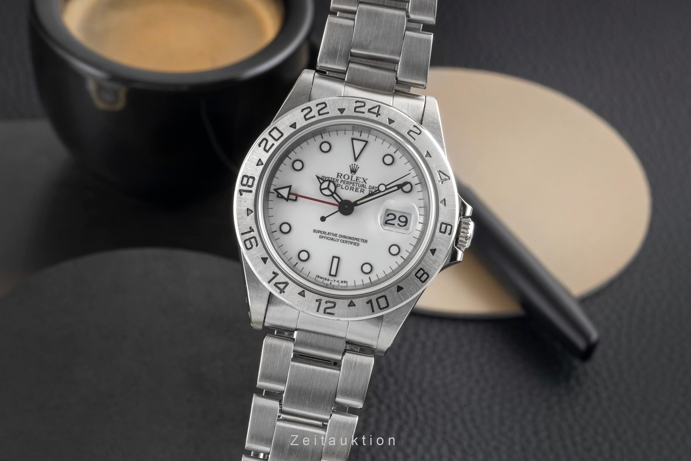Rolex Explorer II acero automático reloj para caballeros 16570  [2604430]
