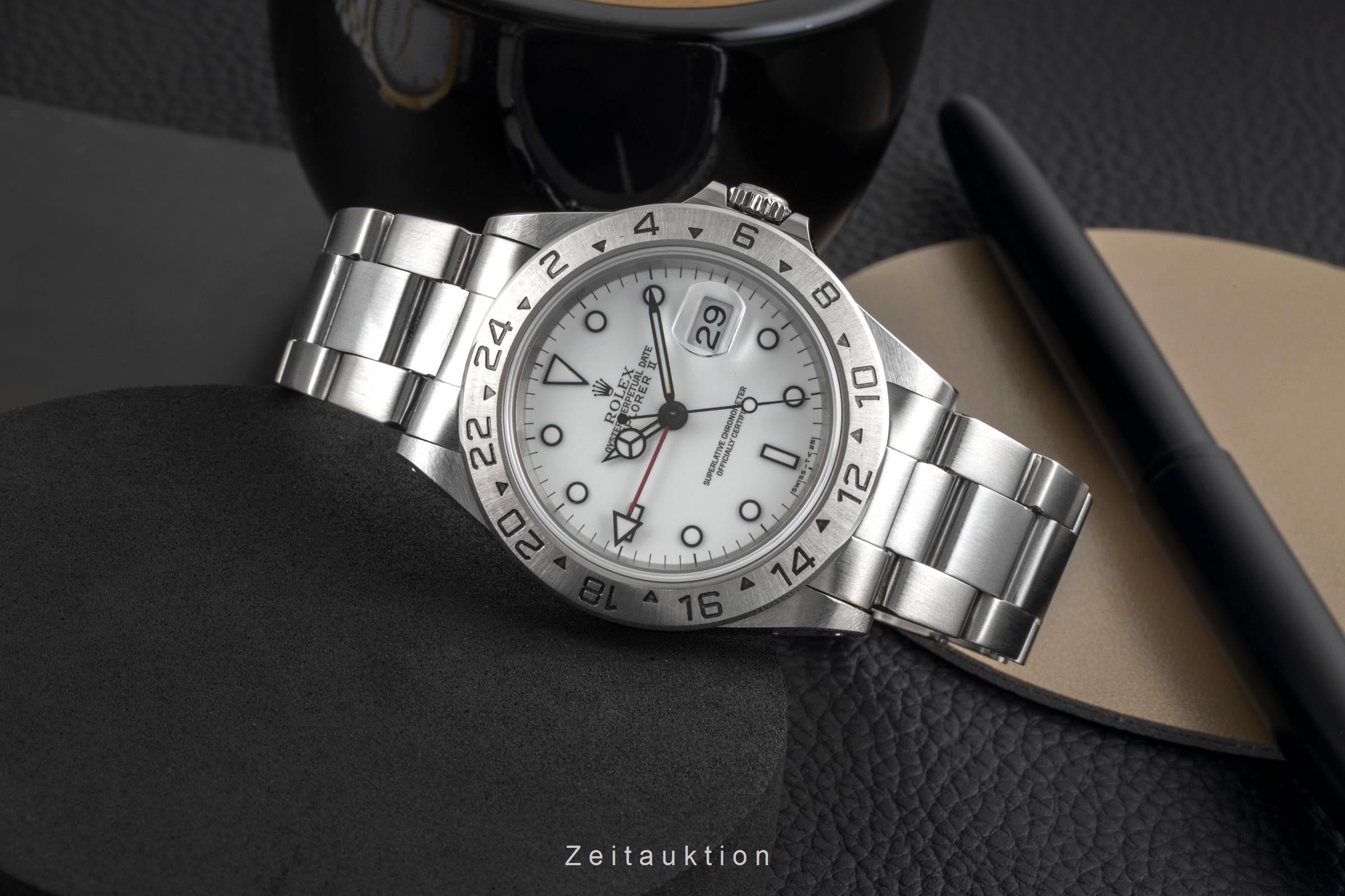 Rolex Explorer II acero automático reloj para caballeros 16570  [2604430]