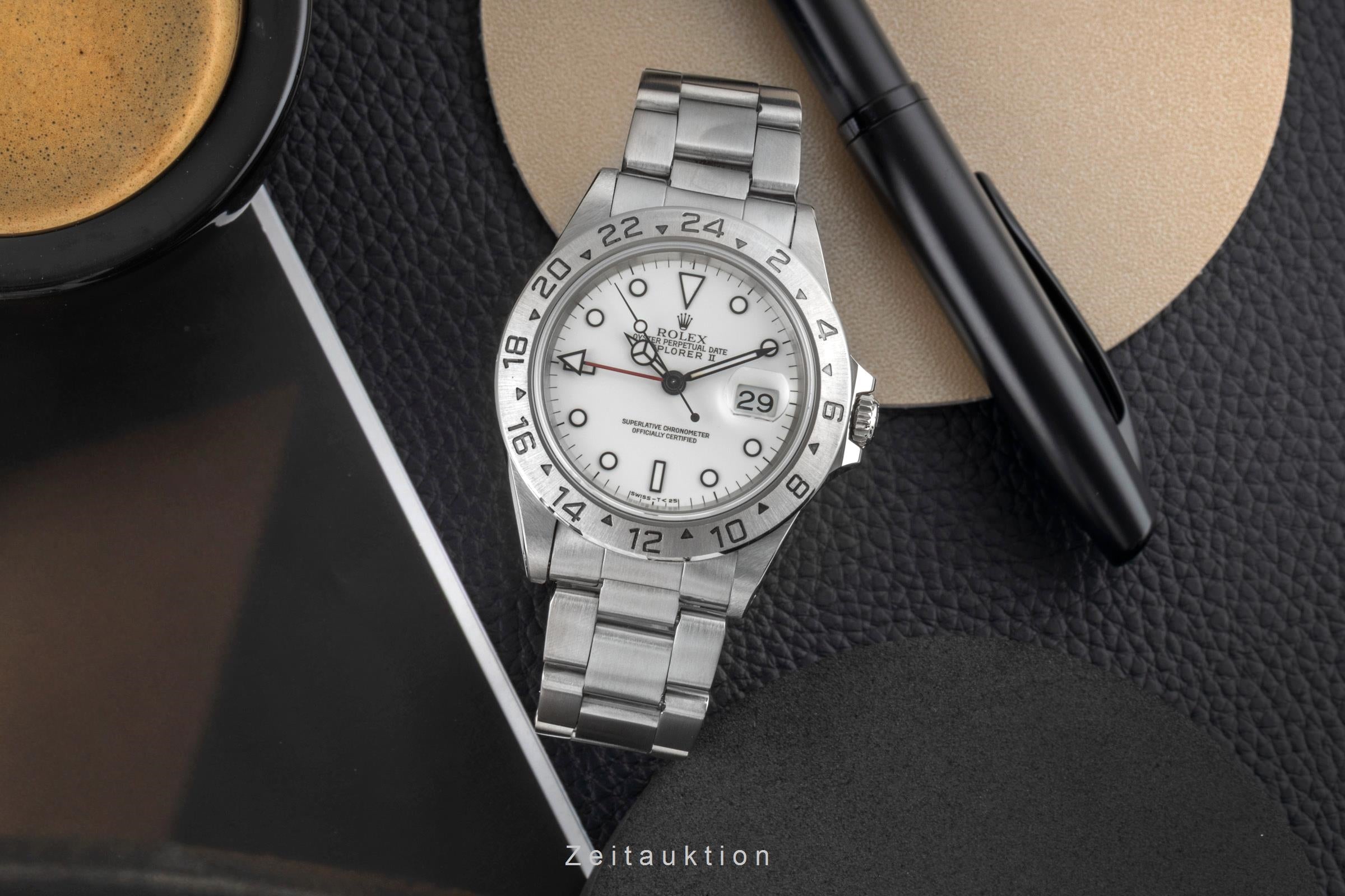 Rolex Explorer II acero automático reloj para caballeros 16570  [2604430]