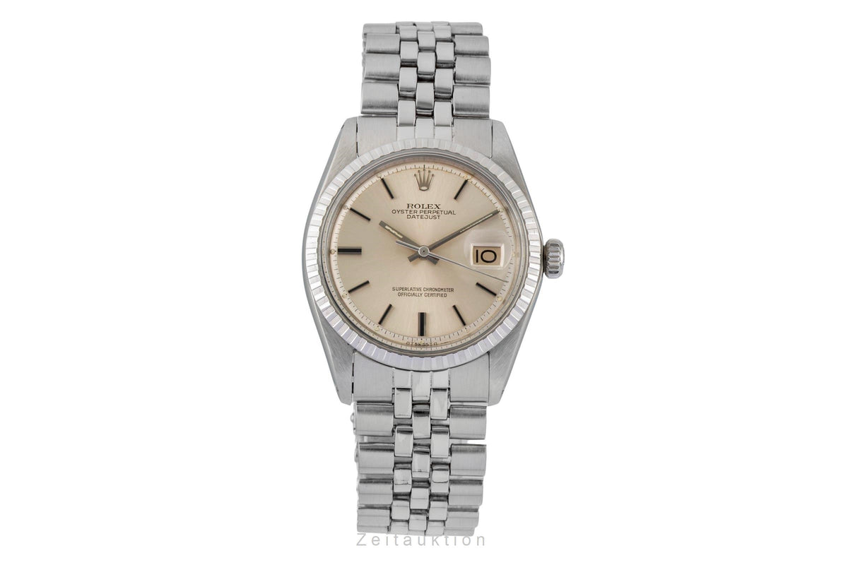 Rolex Datejust steel / white gold automatic men's watch 1603  [2604431]