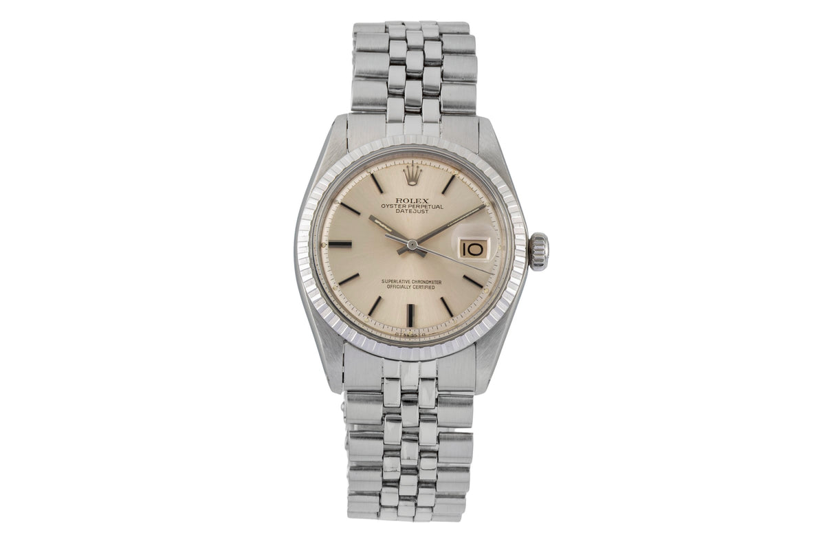 Rolex Datejust steel / white gold automatic men's watch 1603  [2604431]