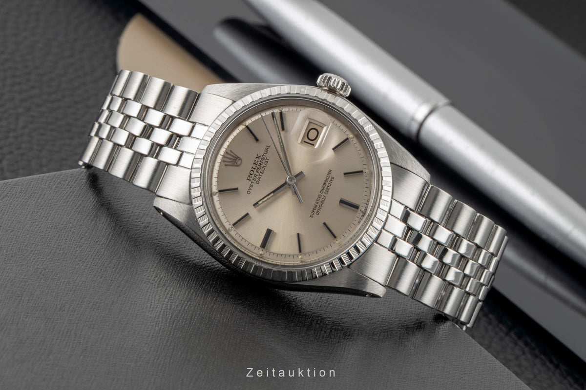 Rolex Datejust steel / white gold automatic men's watch 1603  [2604431]
