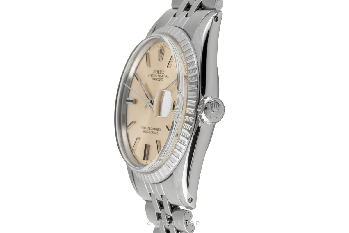 Rolex Datejust steel / white gold automatic men's watch 1603  [2604431]