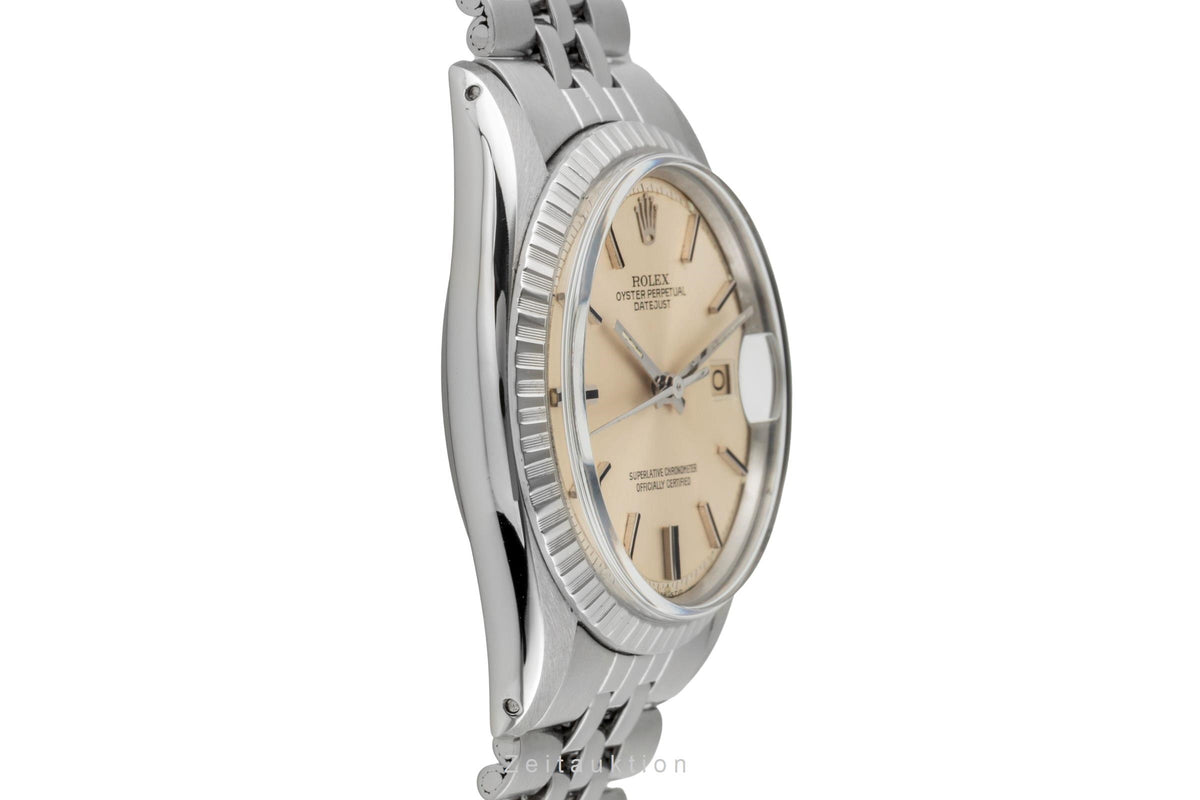 Rolex Datejust steel / white gold automatic men's watch 1603  [2604431]