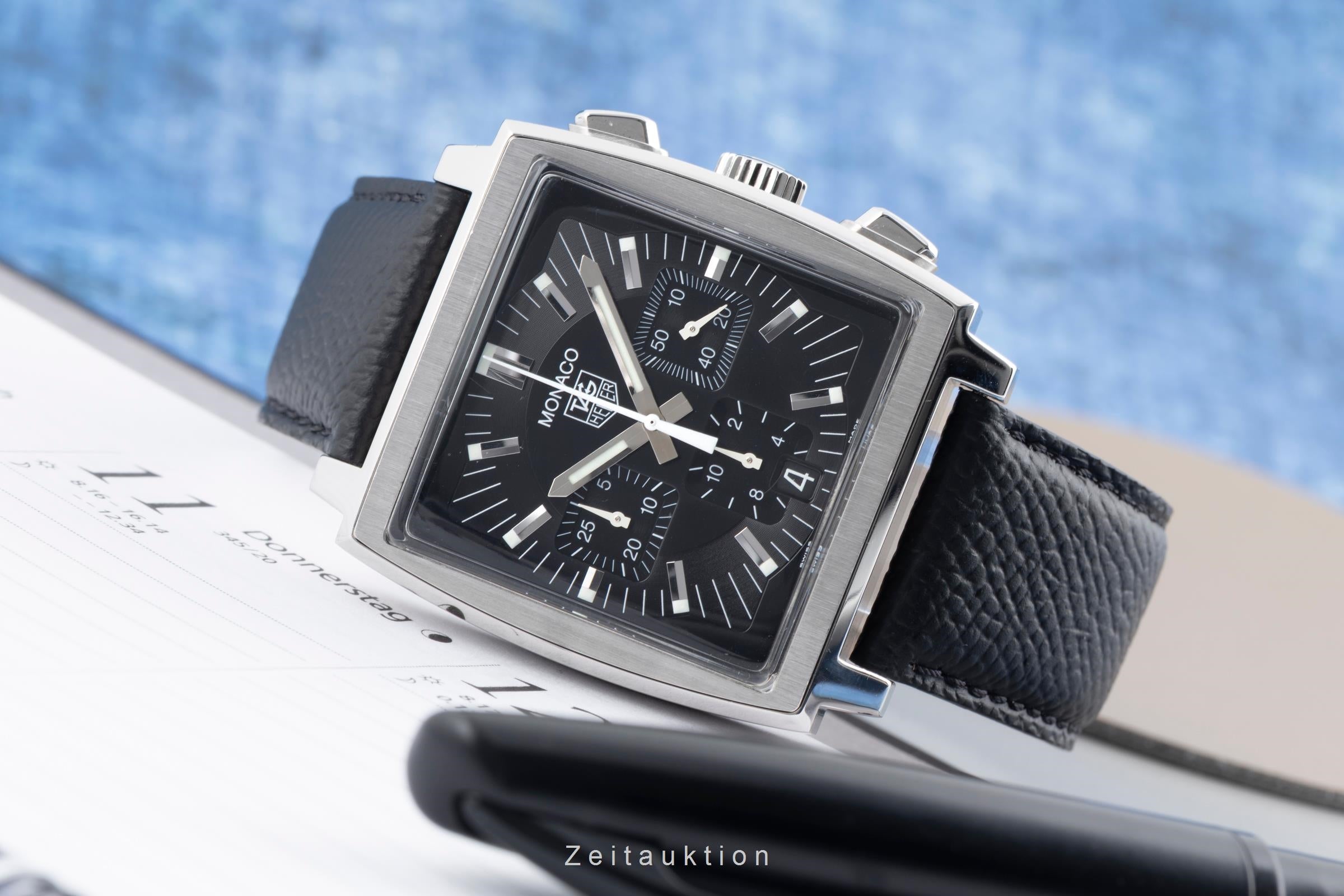 Tag Heuer Carrera cronógrafo acero automático reloj para caballeros CW2111  [2604433]