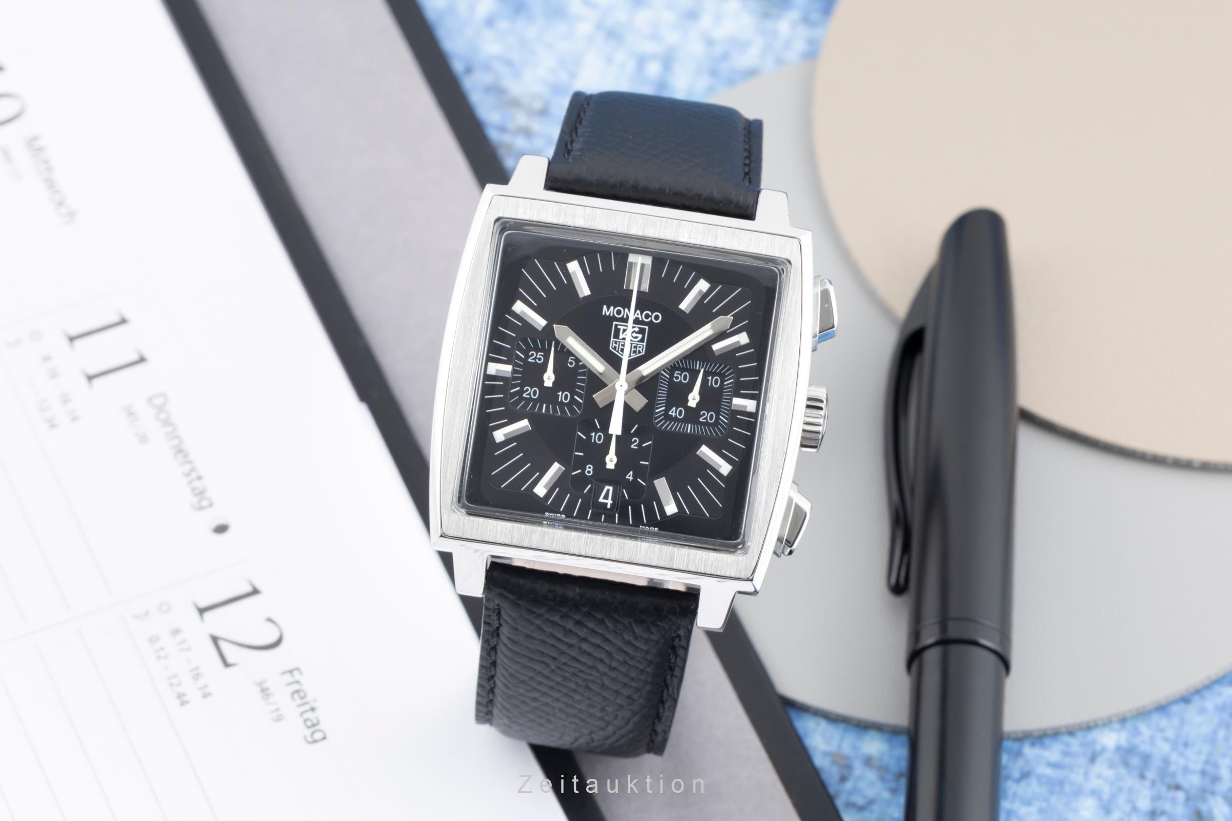 Tag Heuer Carrera cronógrafo acero automático reloj para caballeros CW2111  [2604433]