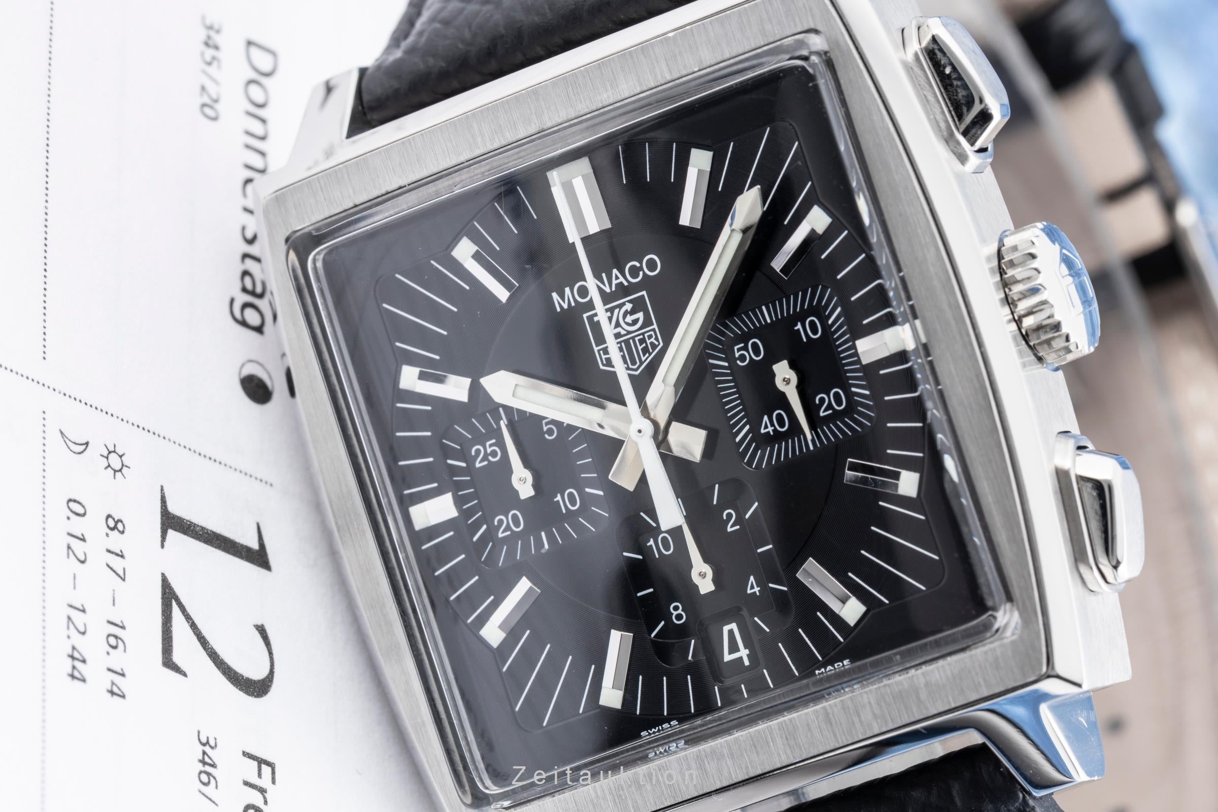 Tag Heuer Carrera cronógrafo acero automático reloj para caballeros CW2111  [2604433]