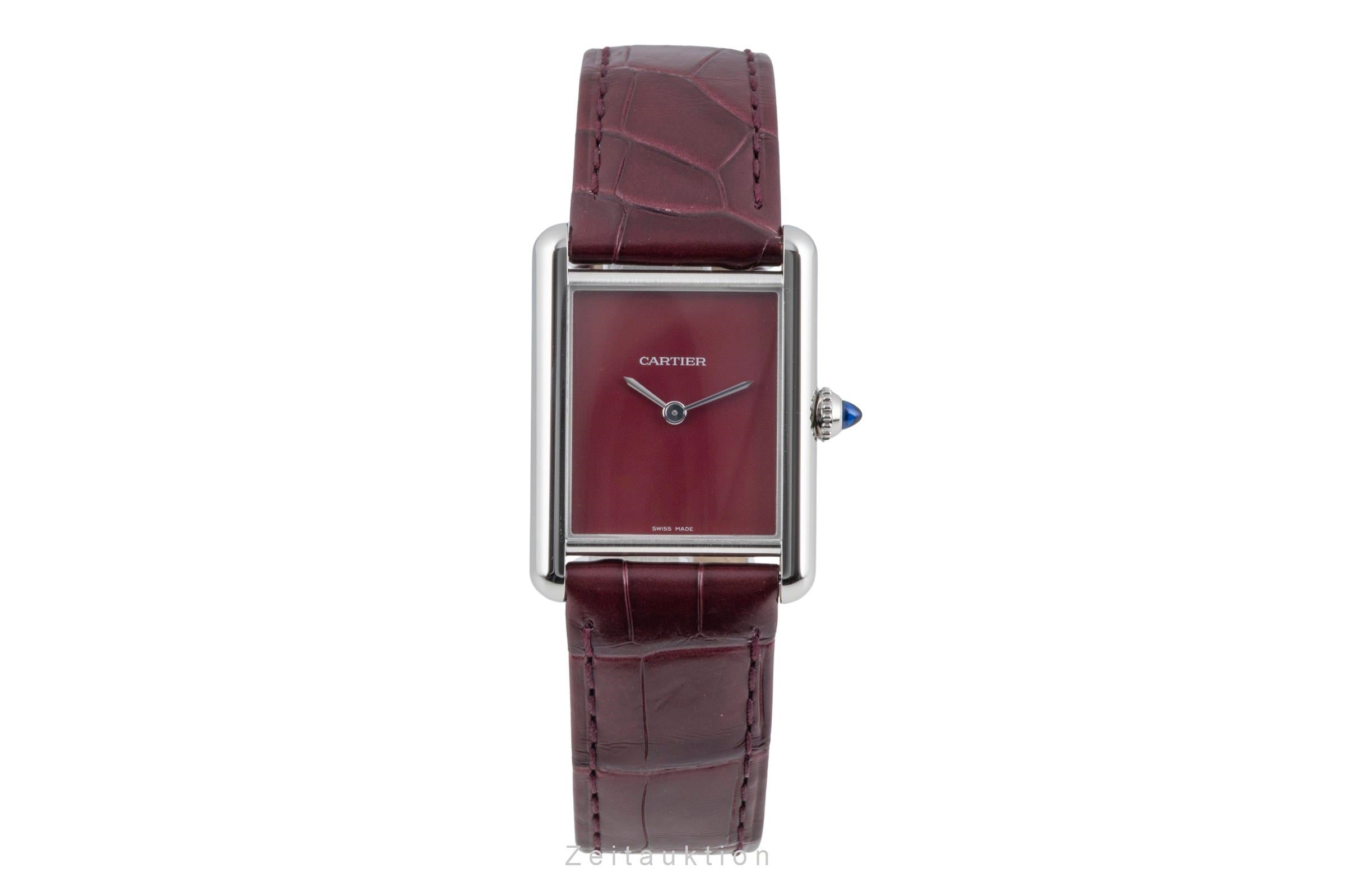 Cartier Tank steel quartz unisex WSTA0054 LP: 4000EUR  [2604434]