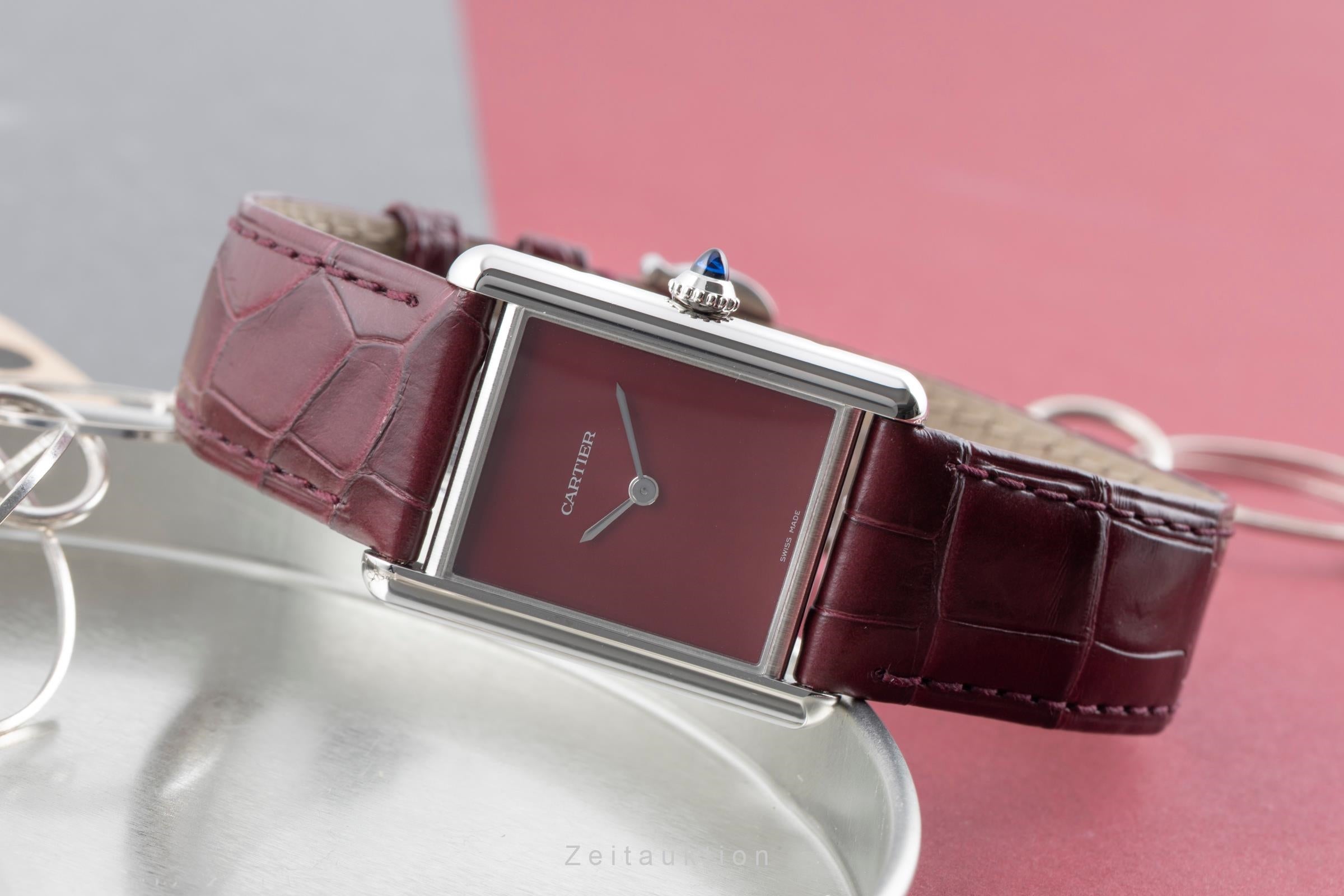 Cartier Tank steel quartz unisex WSTA0054 LP: 4000EUR  [2604434]