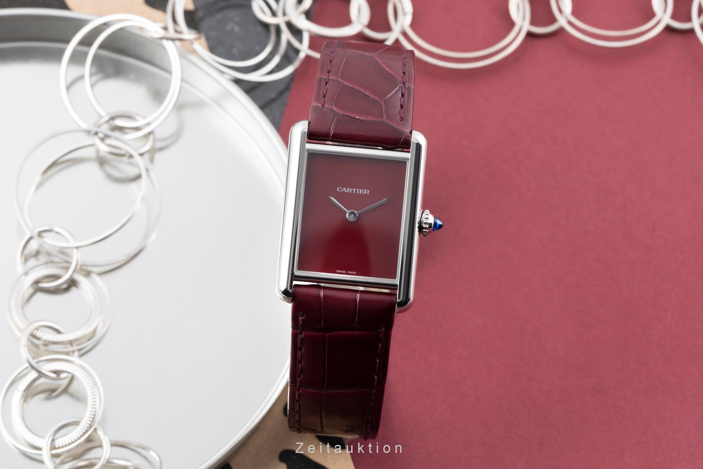 Cartier Tank steel quartz unisex WSTA0054 LP: 4000EUR  [2604434]