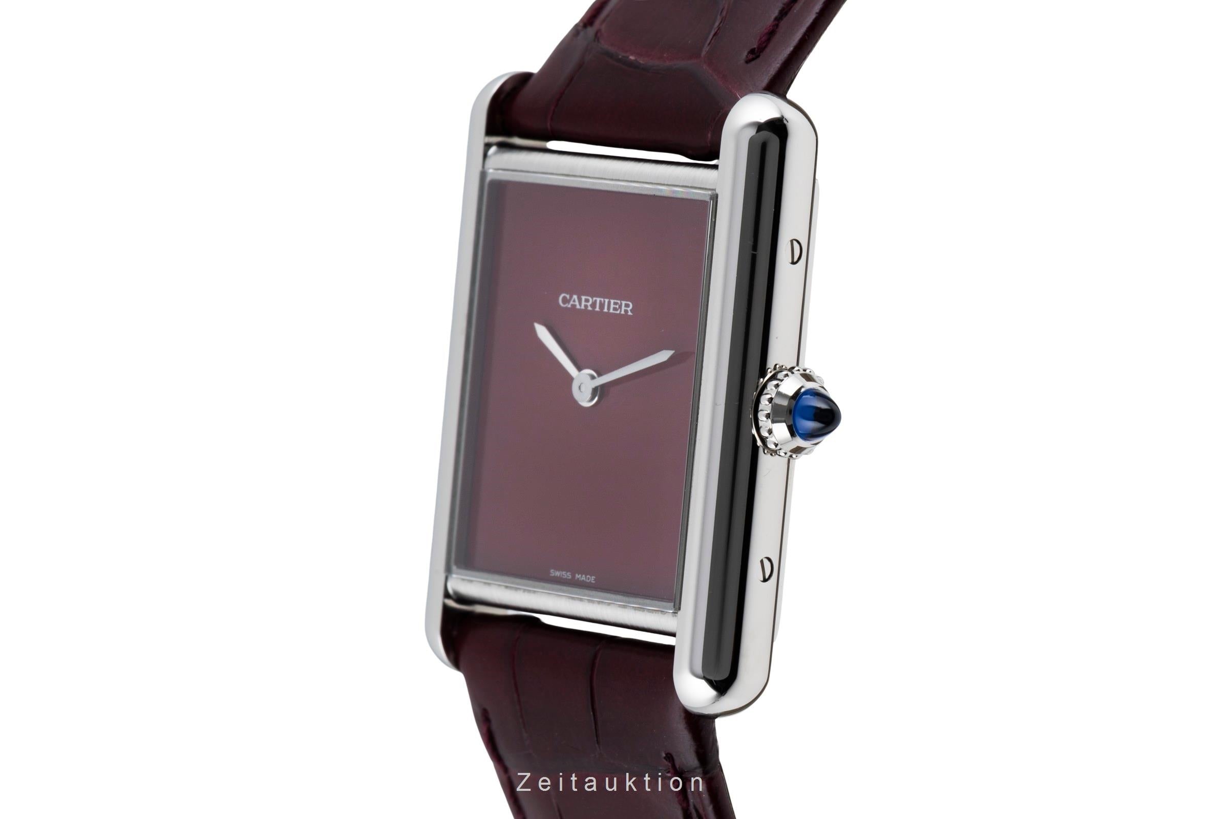 Cartier Tank steel quartz unisex WSTA0054 LP: 4000EUR  [2604434]