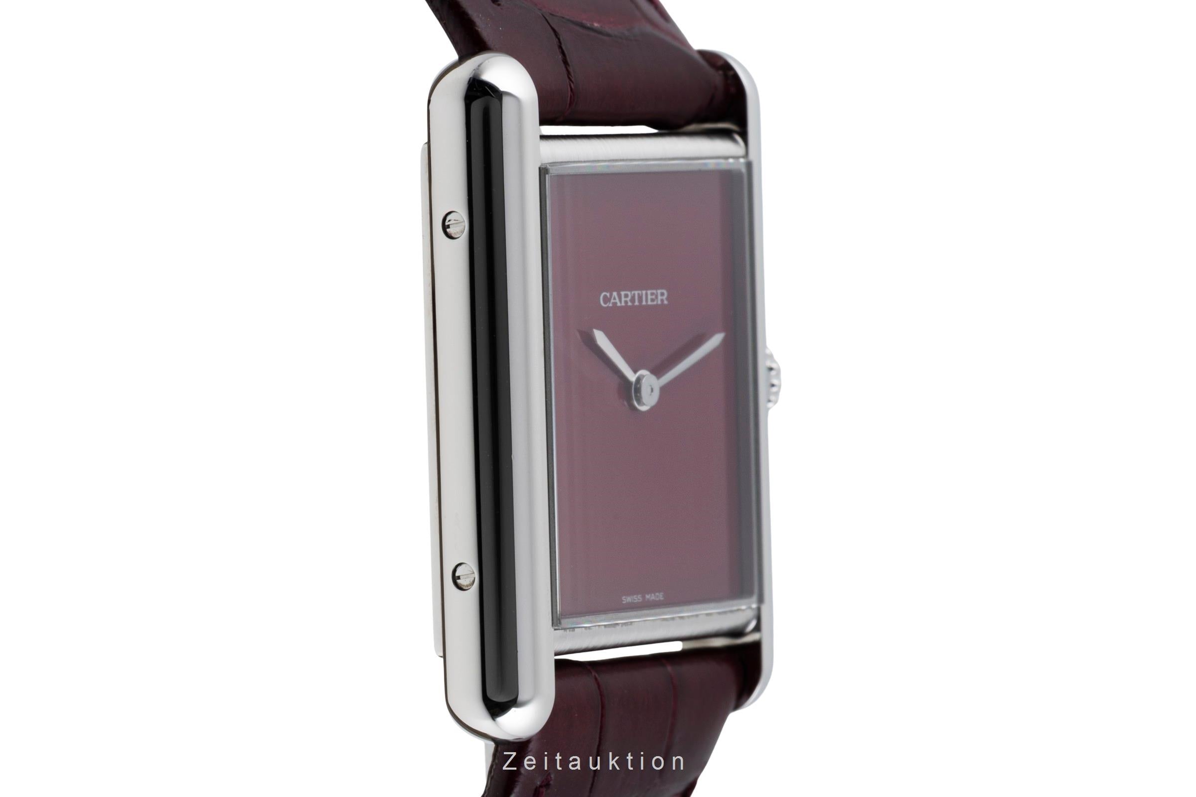 Cartier Tank steel quartz unisex WSTA0054 LP: 4000EUR  [2604434]