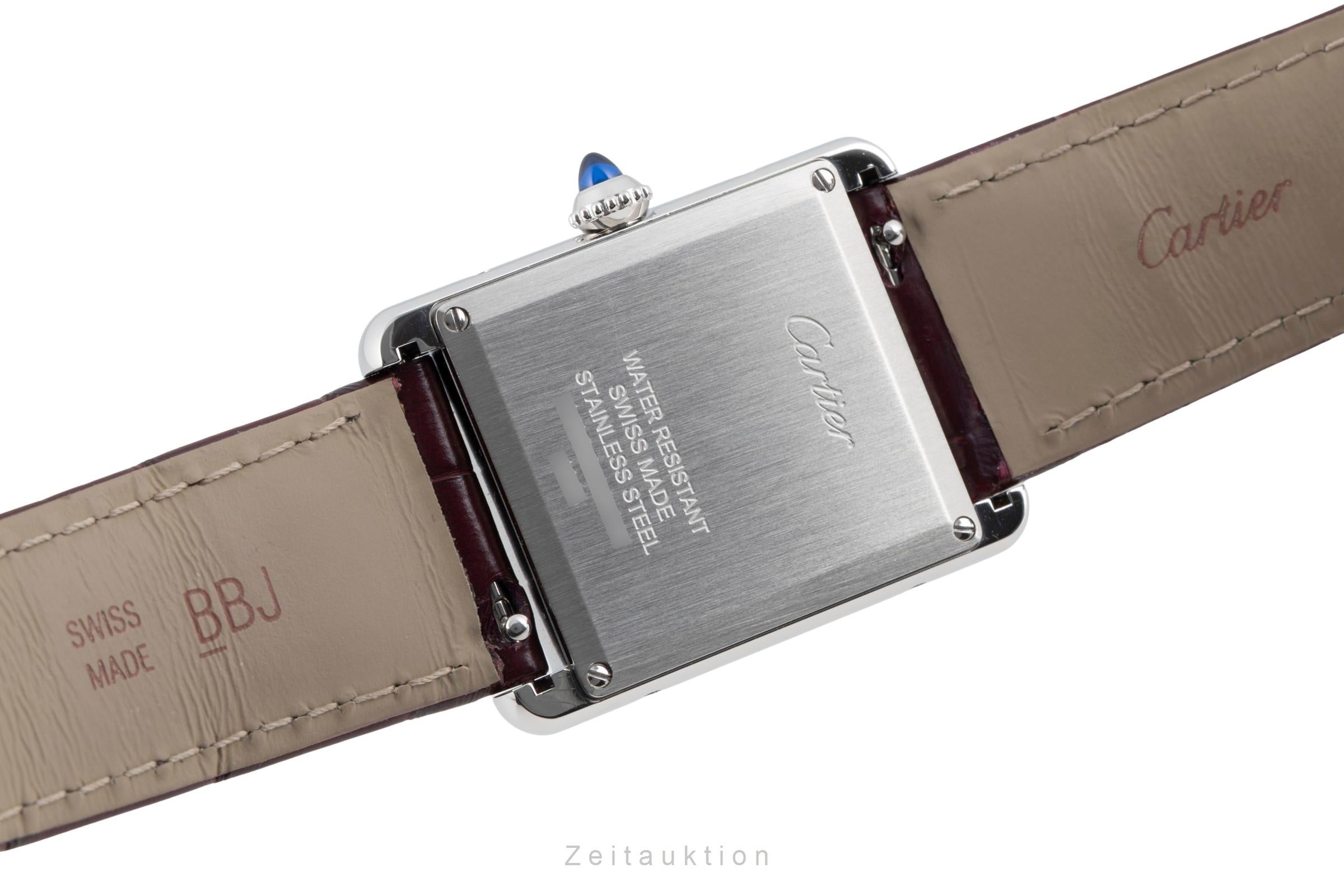 Cartier Tank steel quartz unisex WSTA0054 LP: 4000EUR  [2604434]
