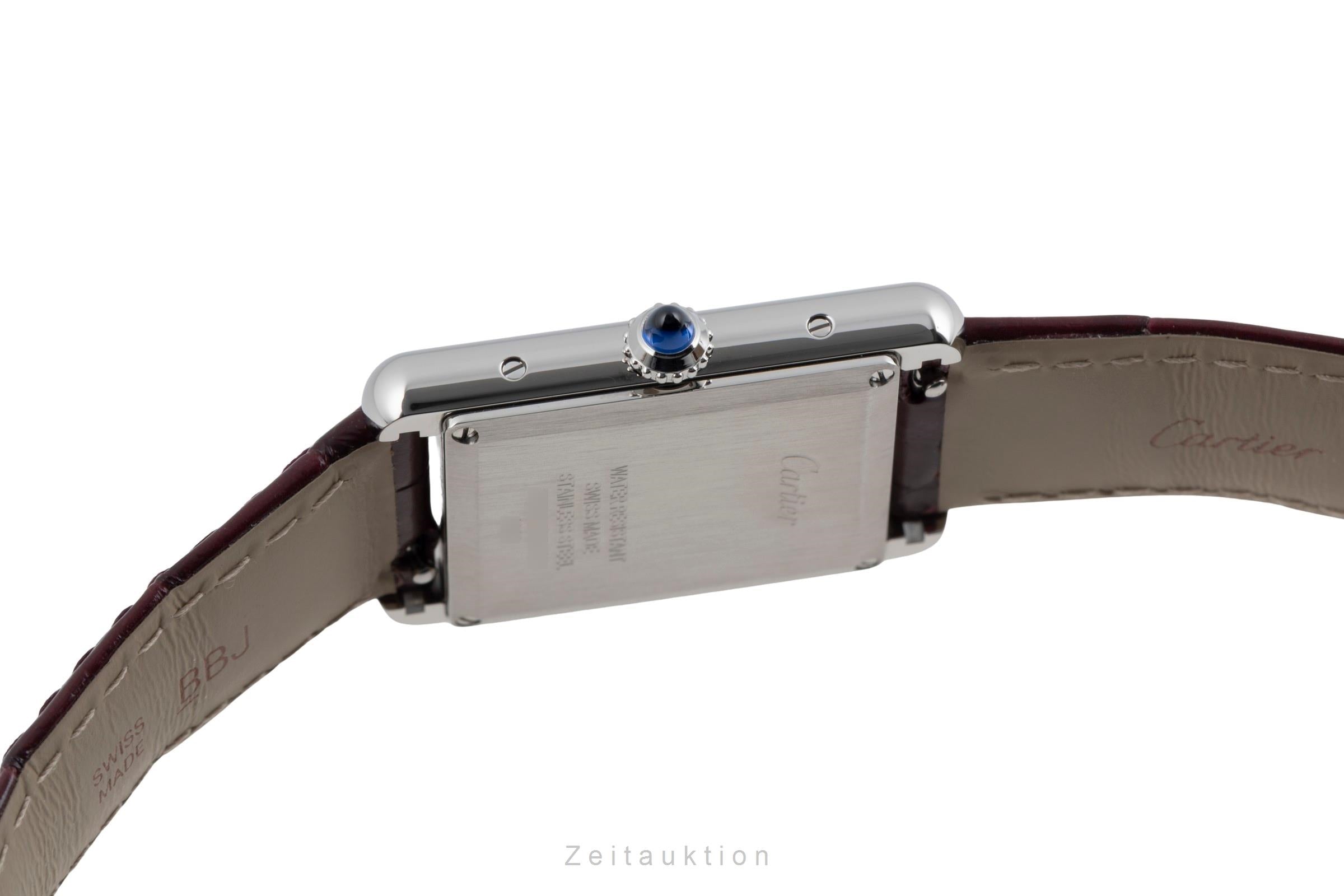 Cartier Tank steel quartz unisex WSTA0054 LP: 4000EUR  [2604434]