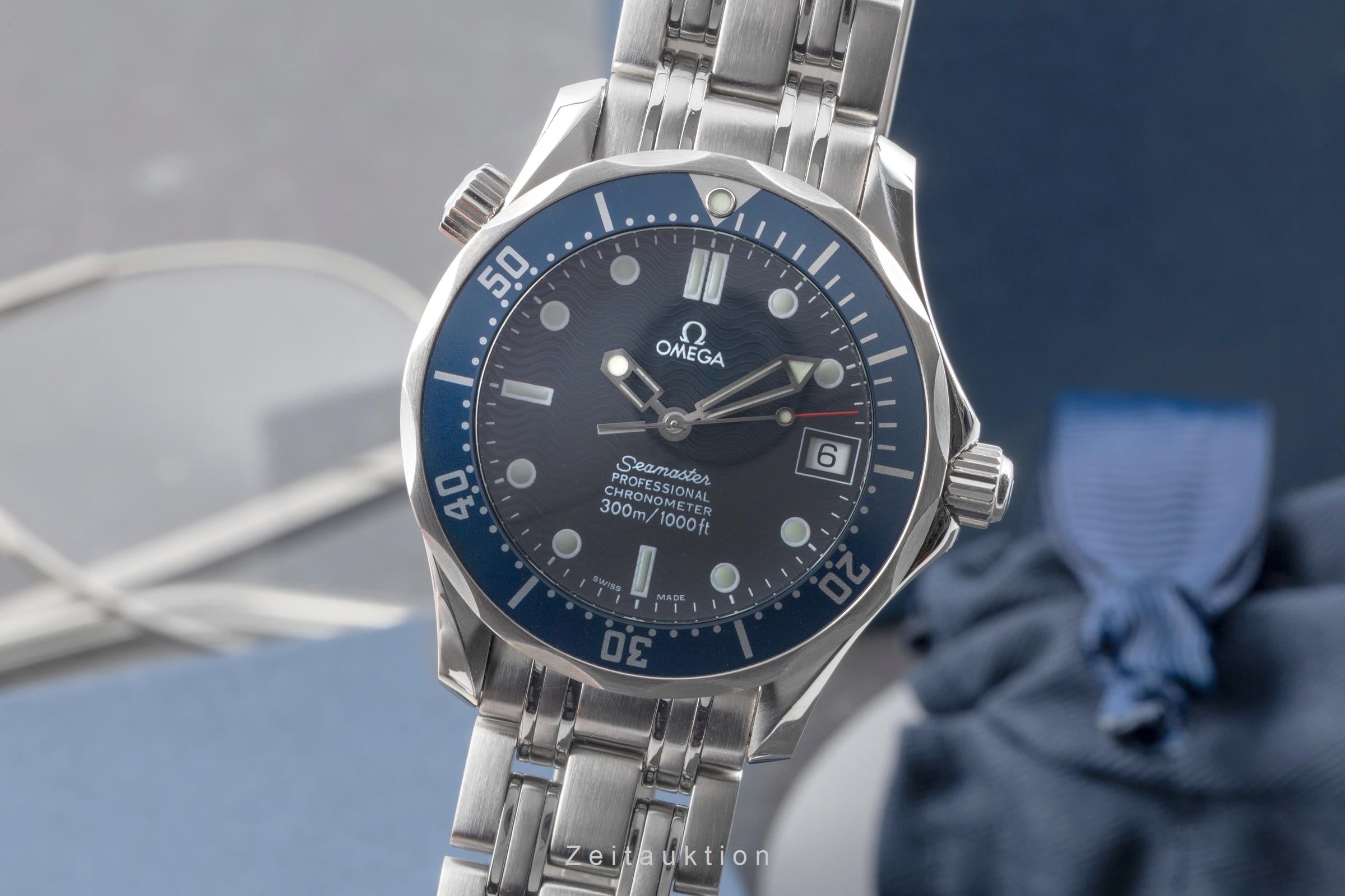 Omega Seamaster acero automático reloj para caballeros 2551.80.00  [2604435]