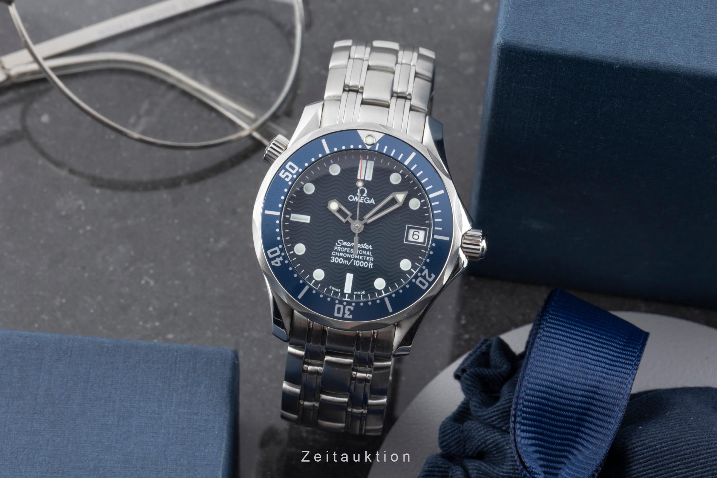 Omega Seamaster acero automático reloj para caballeros 2551.80.00  [2604435]