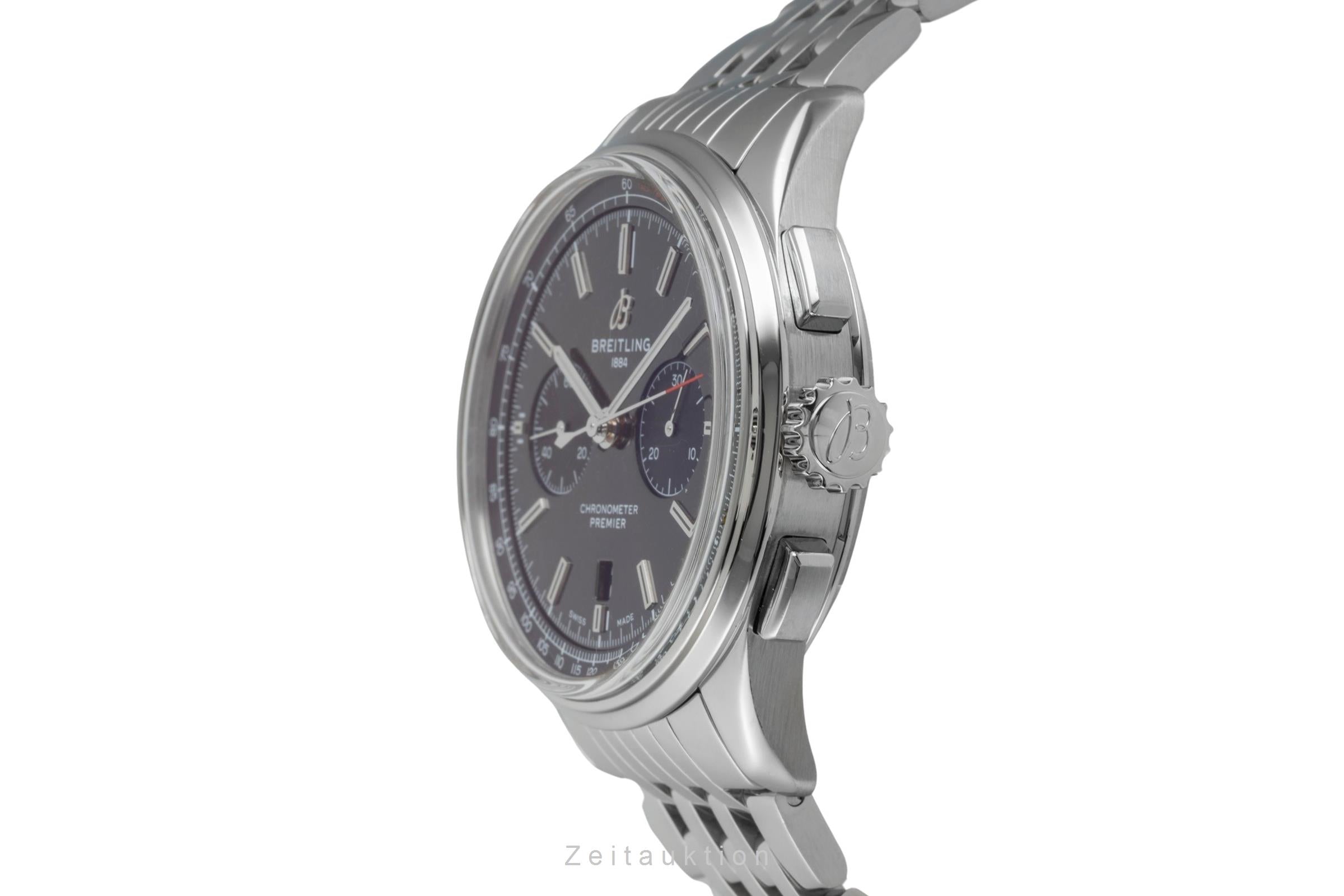 Breitling Premier chronograph steel automatic men's watch AB0118A11L1A1 LP: 9550EUR  [2604437]
