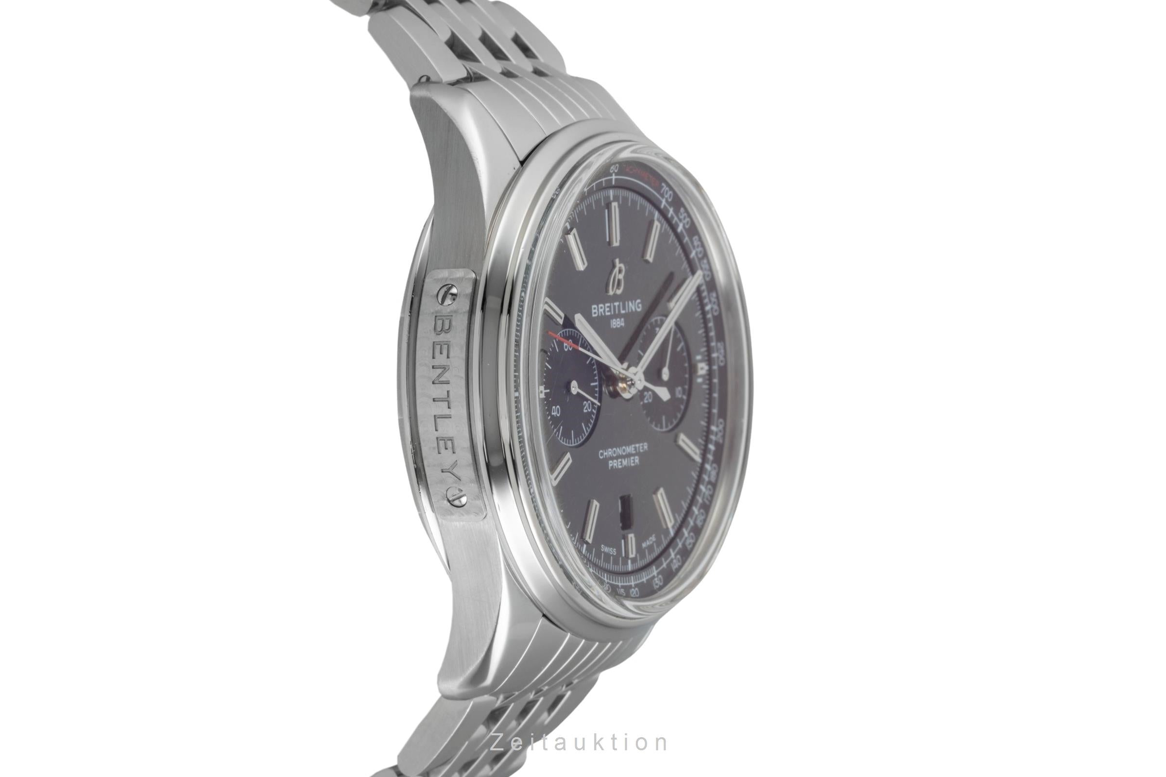 Breitling Premier chronograph steel automatic men's watch AB0118A11L1A1 LP: 9550EUR  [2604437]