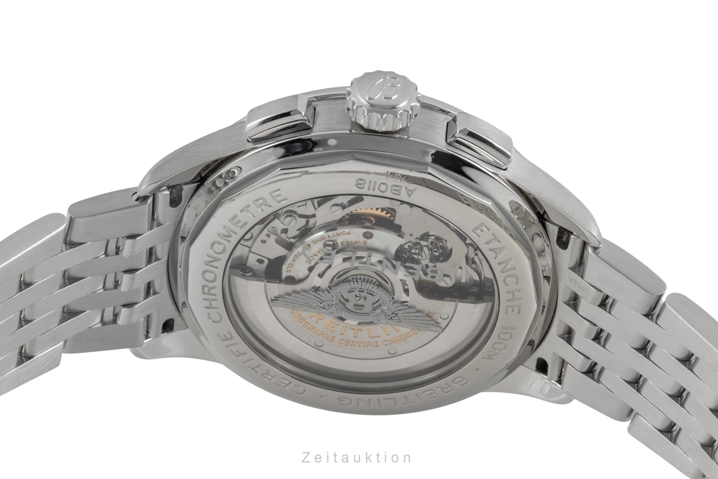 Breitling Premier chronograph steel automatic men's watch AB0118A11L1A1 LP: 9550EUR  [2604437]