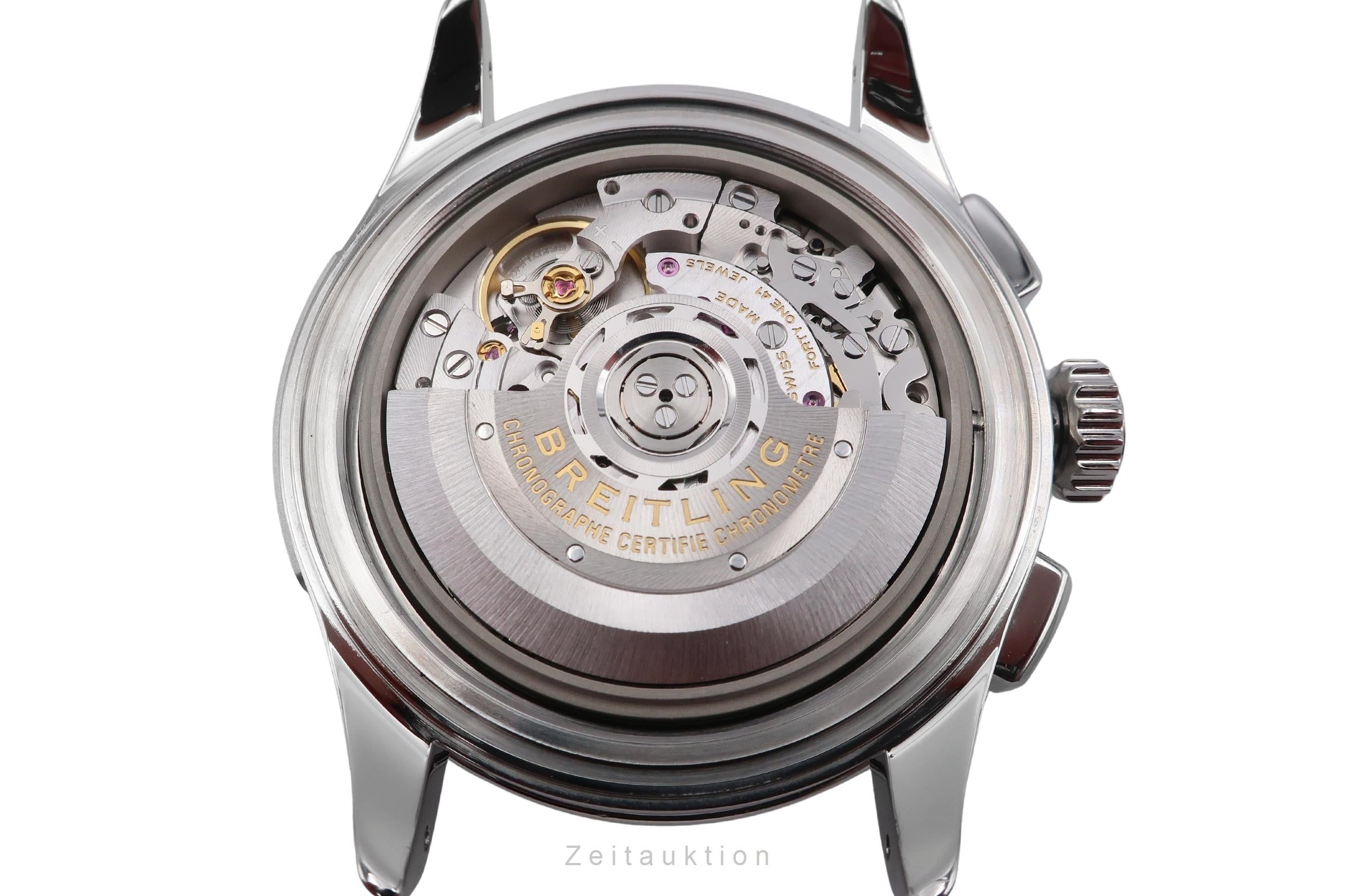 Breitling Premier chronograph steel automatic men's watch AB0118A11L1A1 LP: 9550EUR  [2604437]