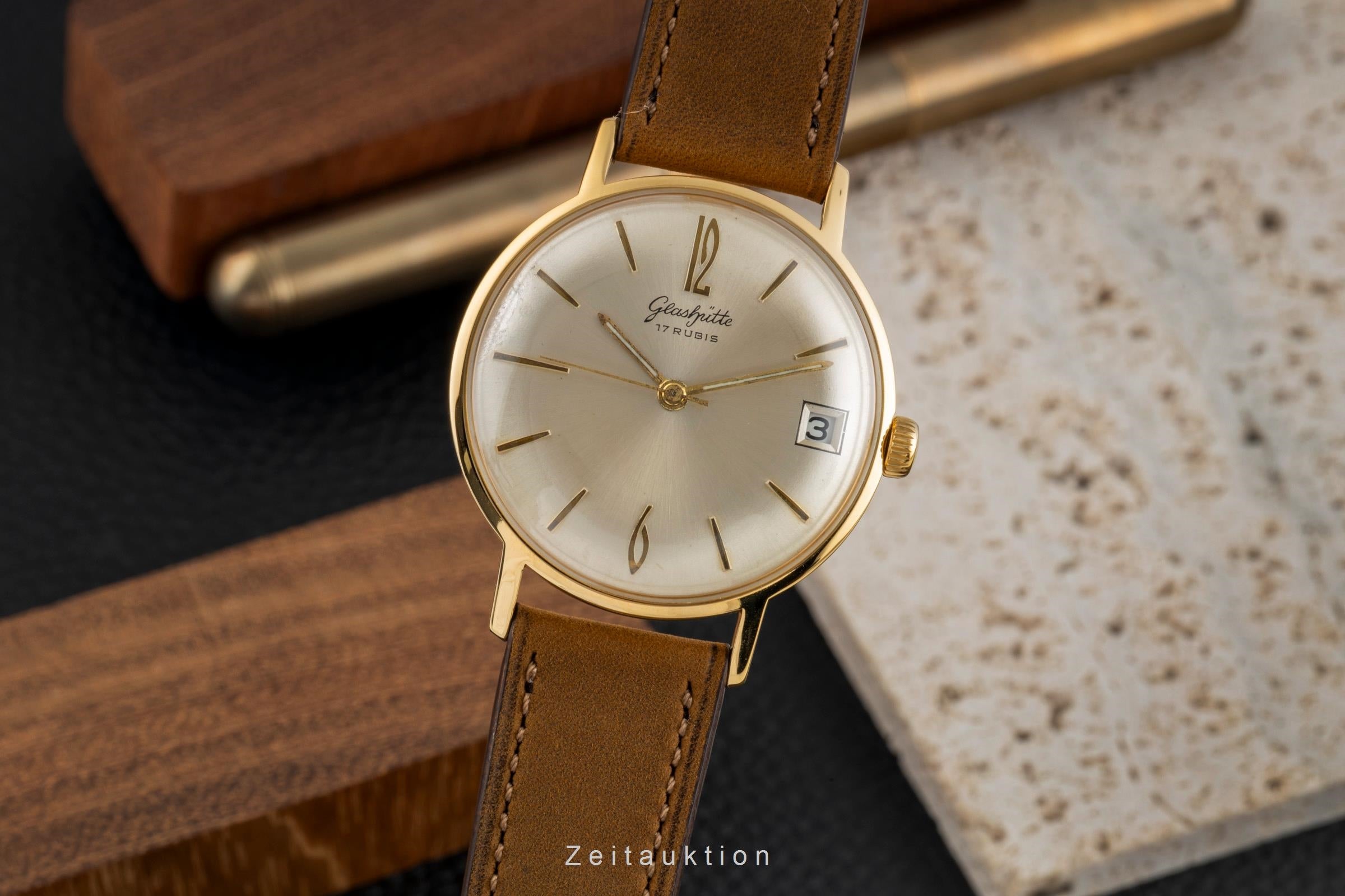 Glashütte gilt-brass manual winding men's watch Vintage  [2604438]