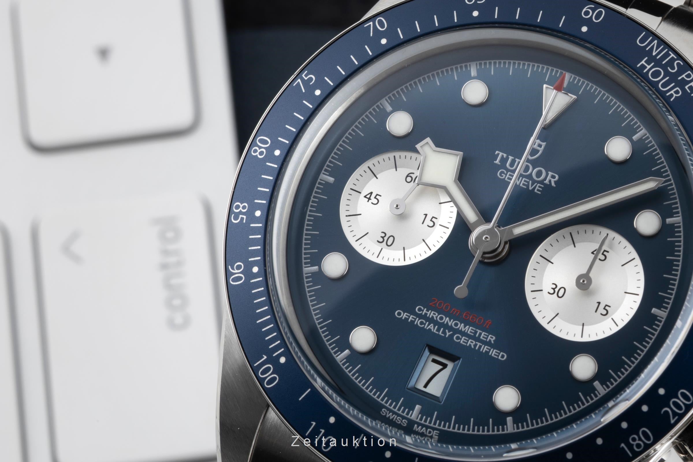 Tudor Black Bay cronógrafo acero automático reloj para caballeros M79360B-0002 LP: 6350EUR  [2604439]