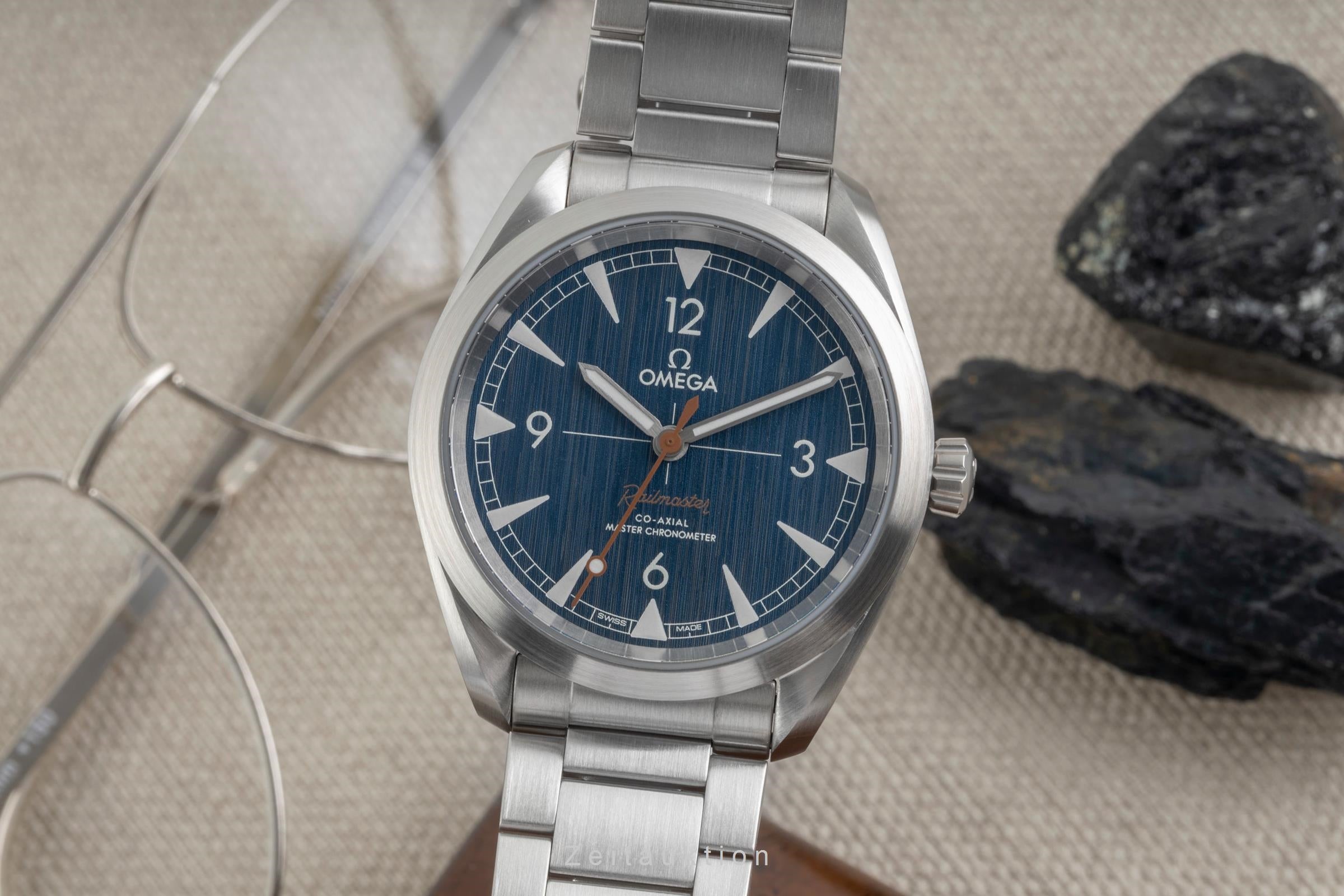 Omega Railmaster acier automatique montre pour hommes 220.10.40.20.03.001  [2604440]