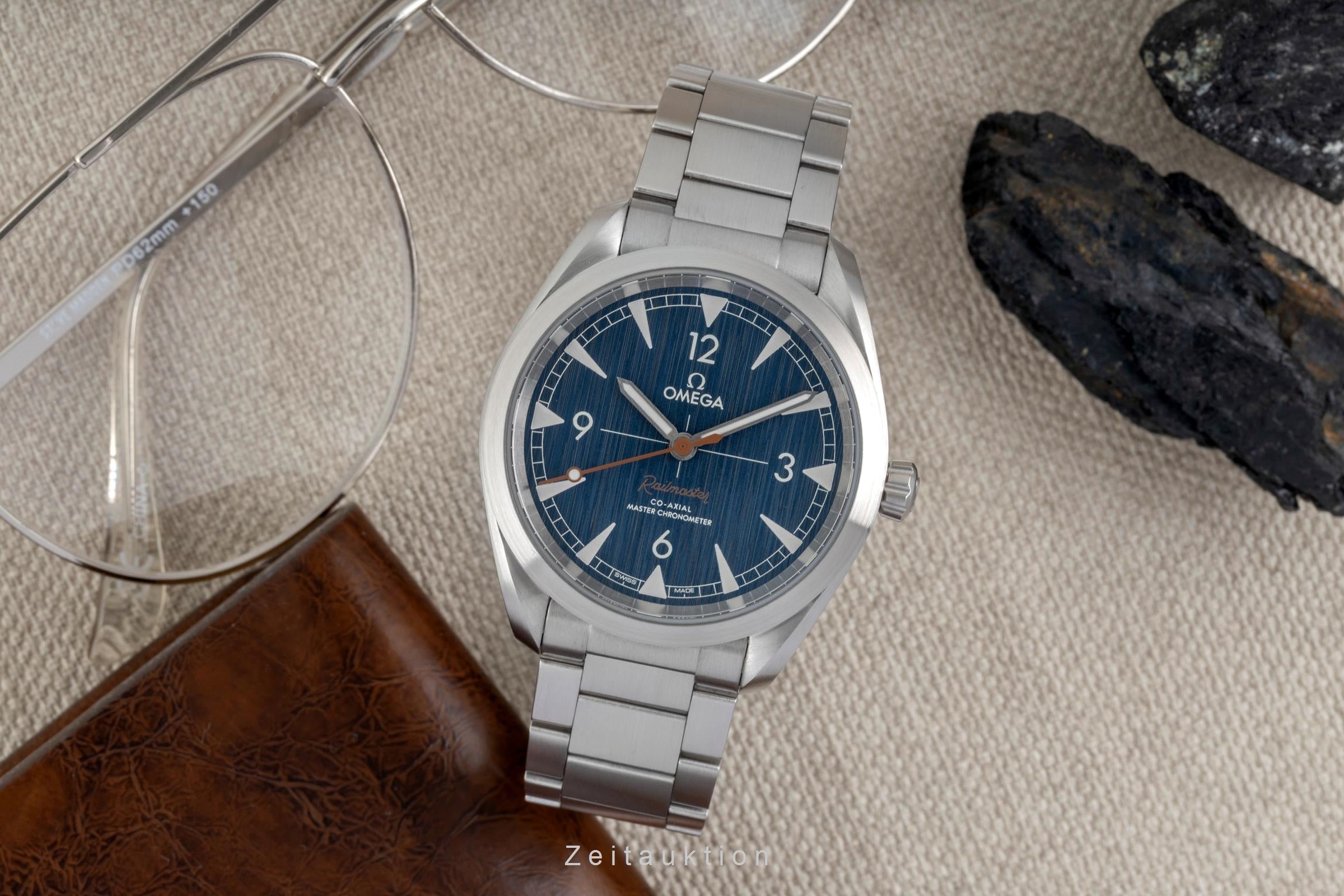Omega Railmaster acier automatique montre pour hommes 220.10.40.20.03.001  [2604440]